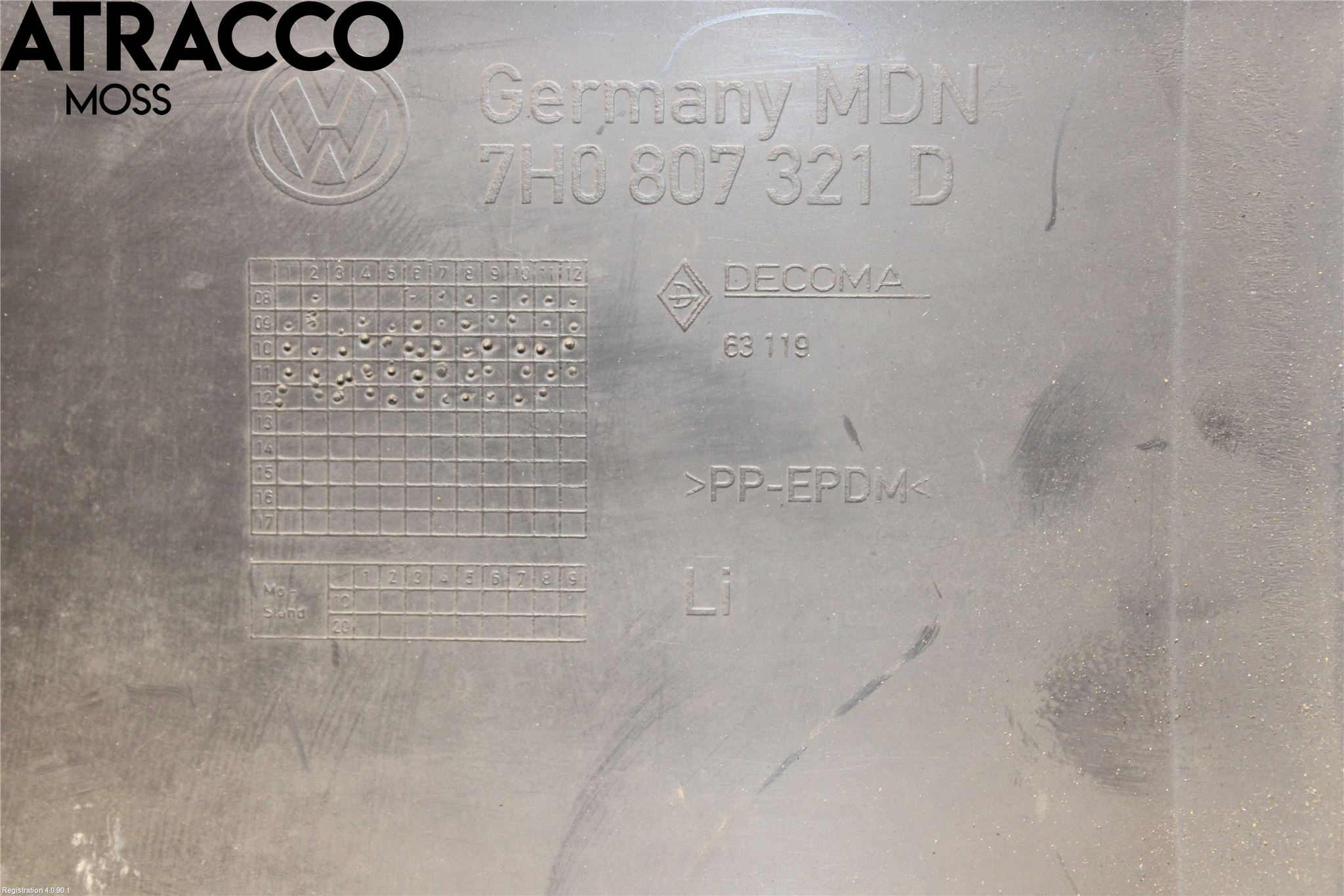 Volkswagen VW CADDY 11-15 Støtfanger Bak Hjørne Venstre