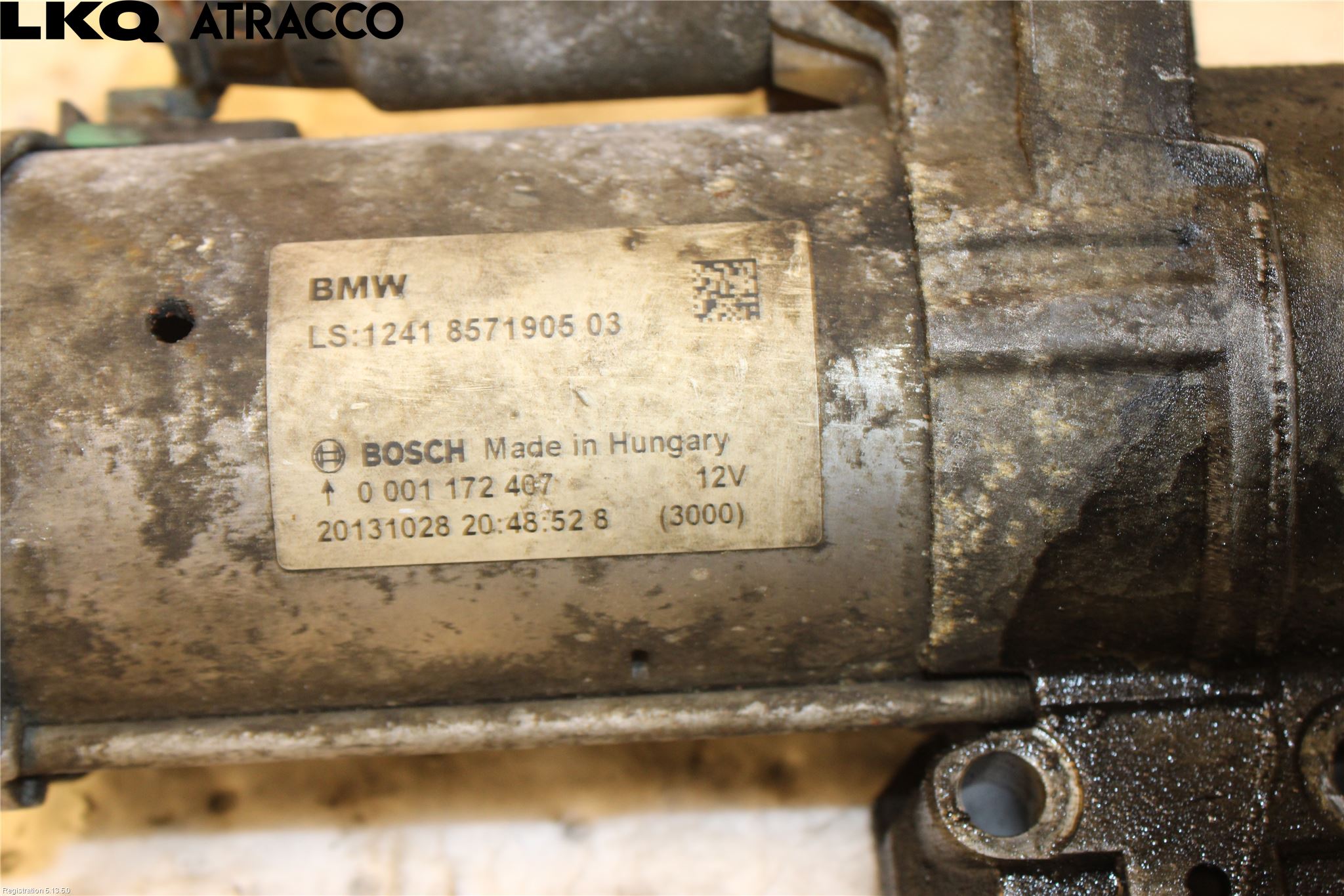 BMW 3 F30/F31/F80 12-19 Startmotor
