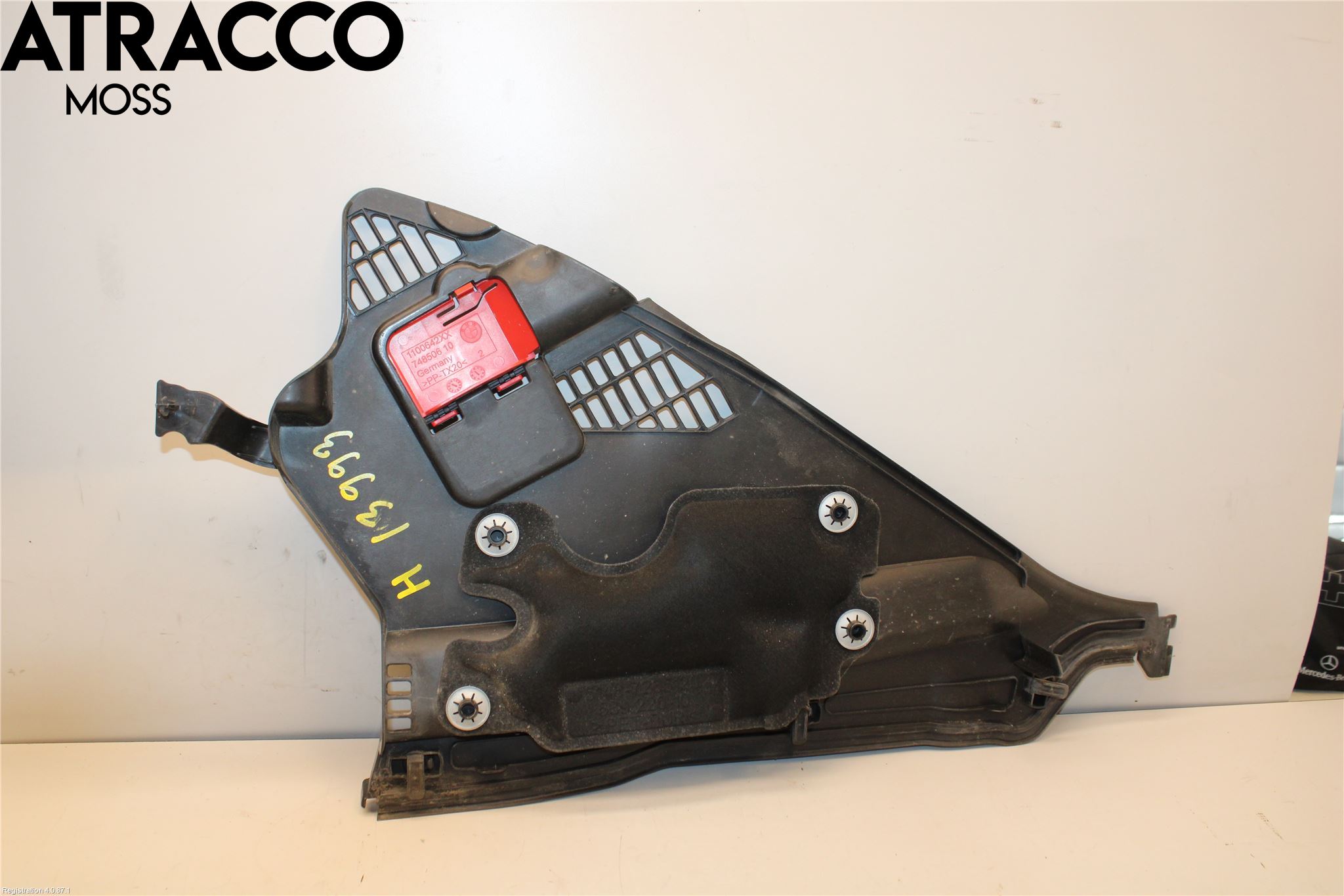 BMW 3 GT F34 13-19 Visker Deksel-Grill-Under Frr