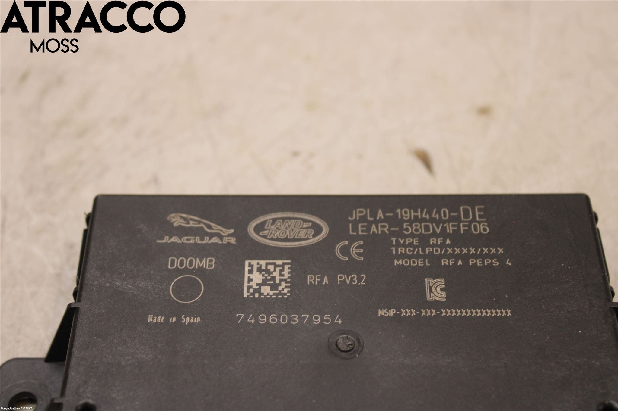 Jaguar I-PACE 18- Styrenhet Billarm