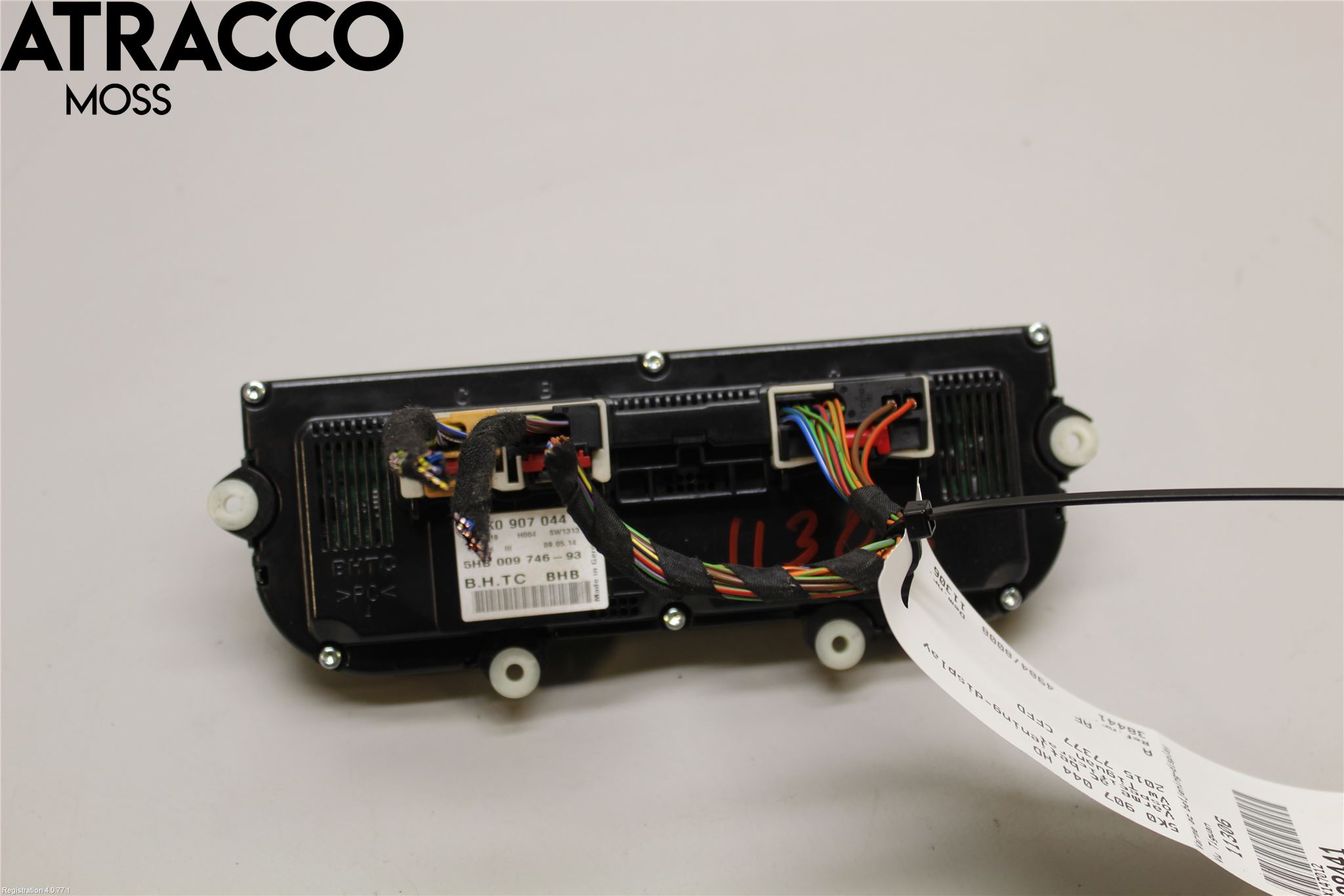 Volkswagen VW TIGUAN 07-16 Varme Ac Betjening-Display