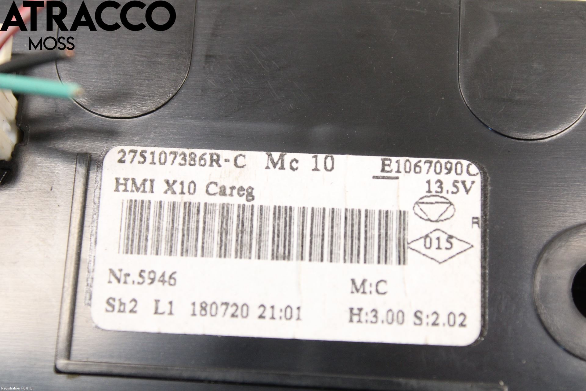 Renault ZOE/E-TECH 13- Varme Ac Betjening-Display