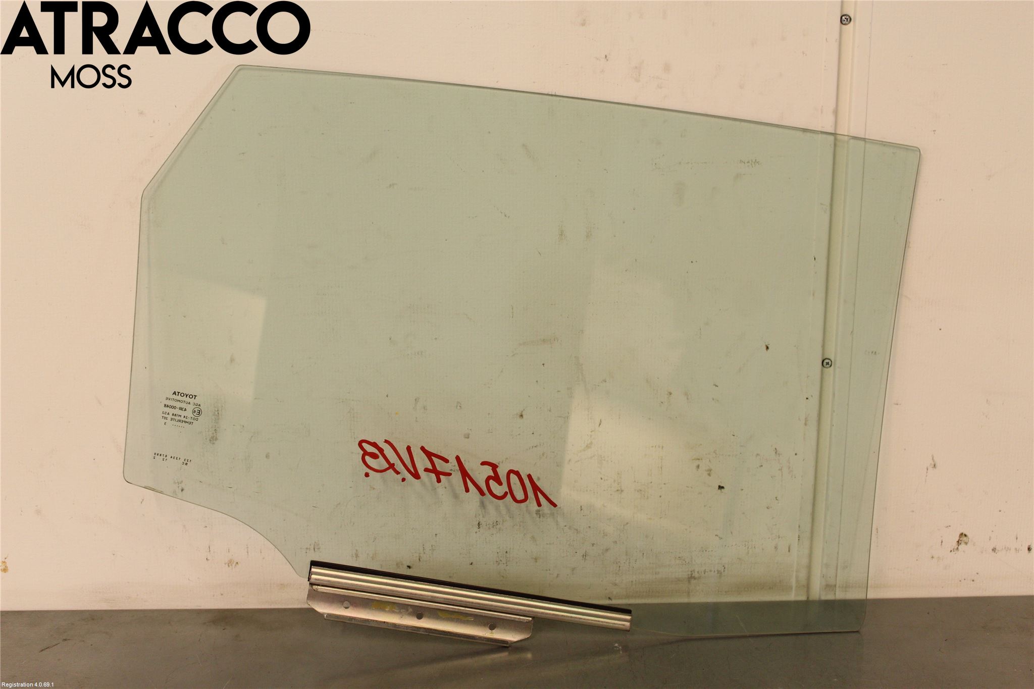 Toyota AURIS 13-19 Dørrute Bak Venstre 4Dørs