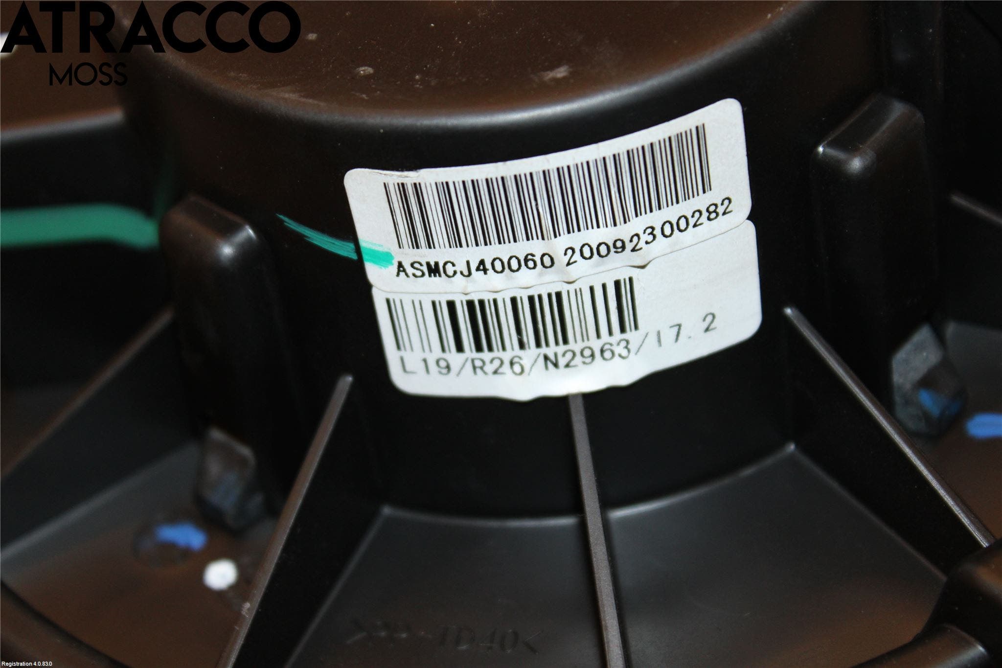 MG ZS EV 20- Varme Ac Varmeapparatvifte