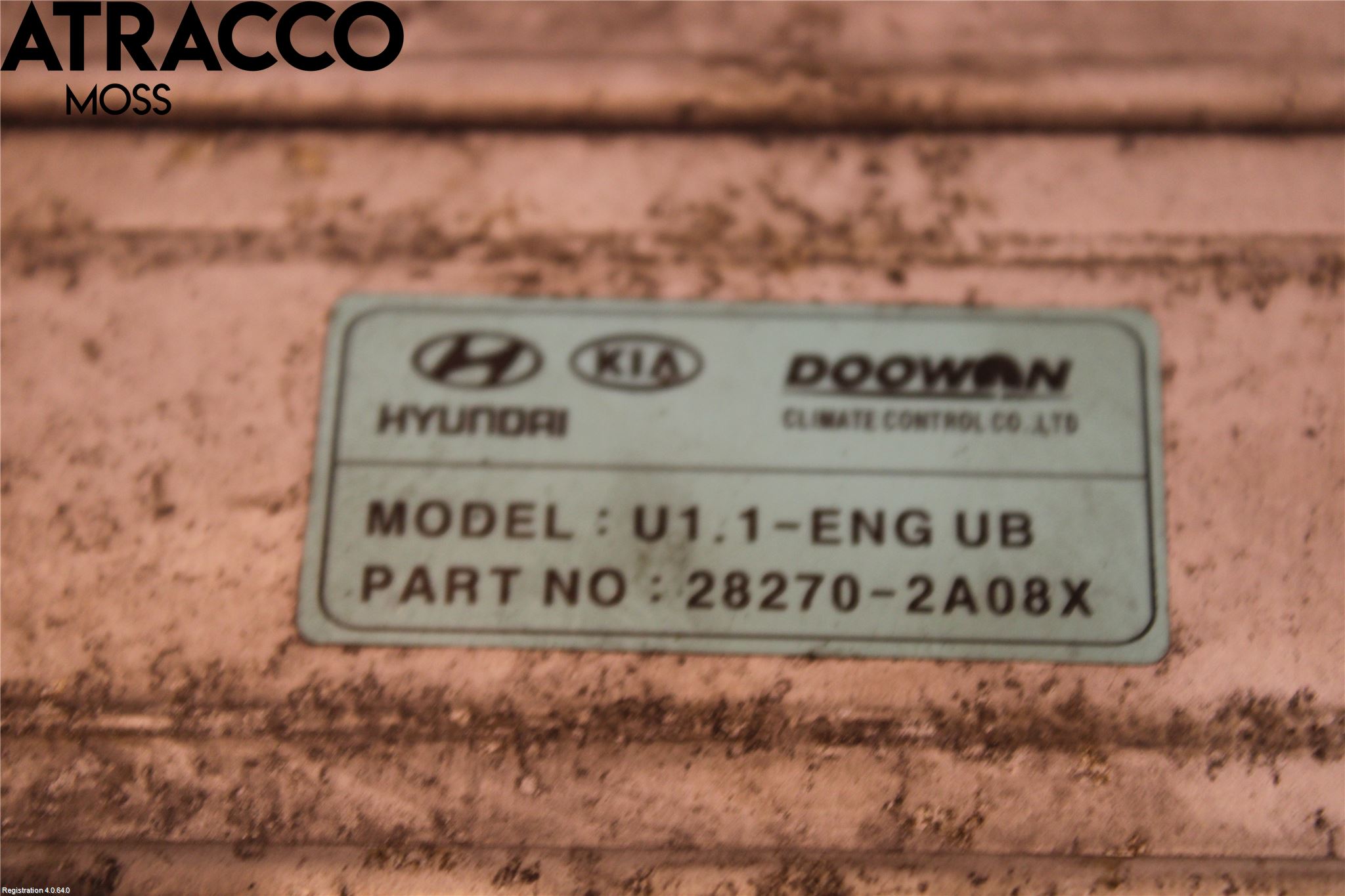 Kia RIO 12-16 Intercooler Radiator