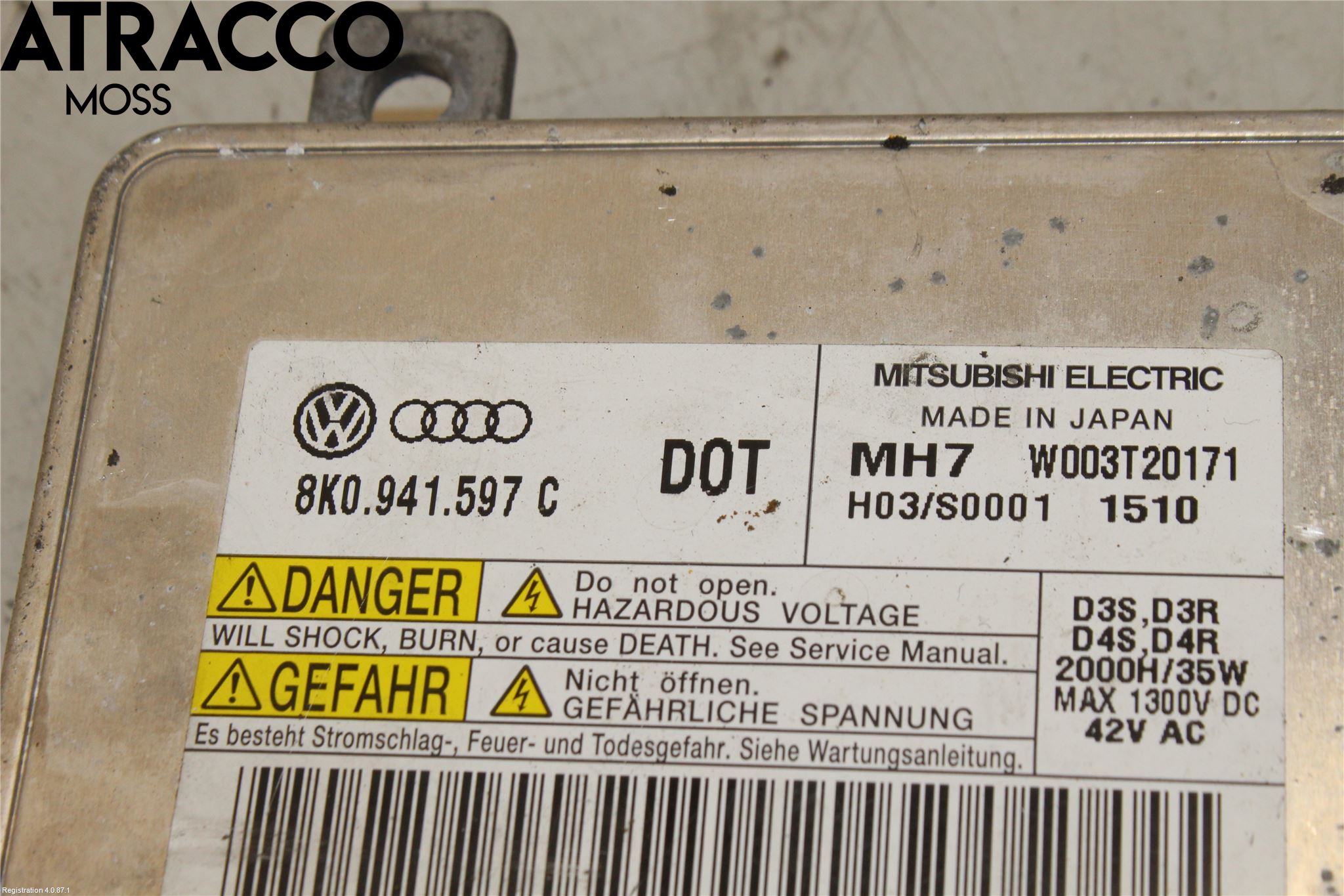 Volkswagen VW TOURAN 10-15 Styreenhet Xenon