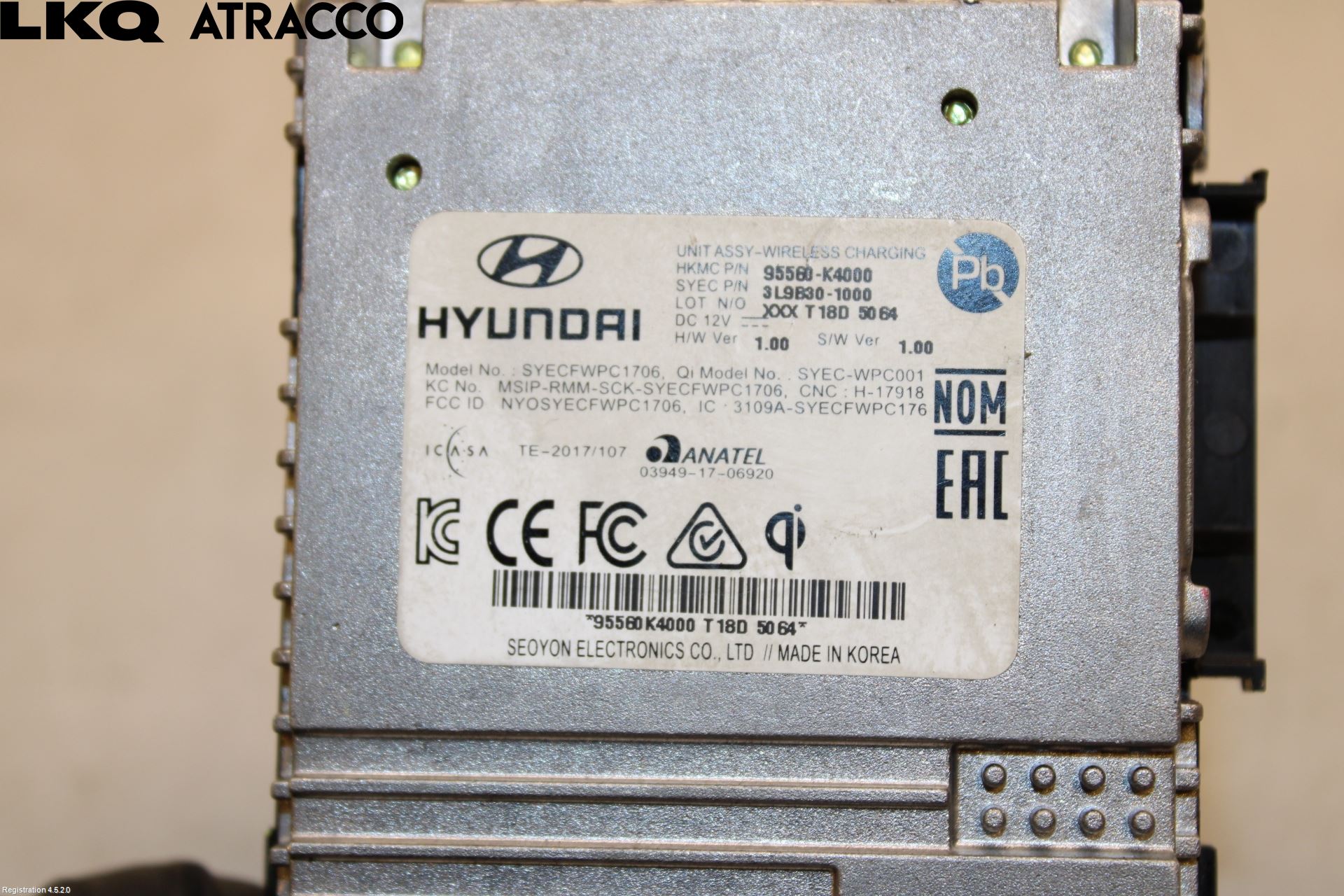 Hyundai KONA/ELECTRIC OS 18-23 Elektrisk Øvrig