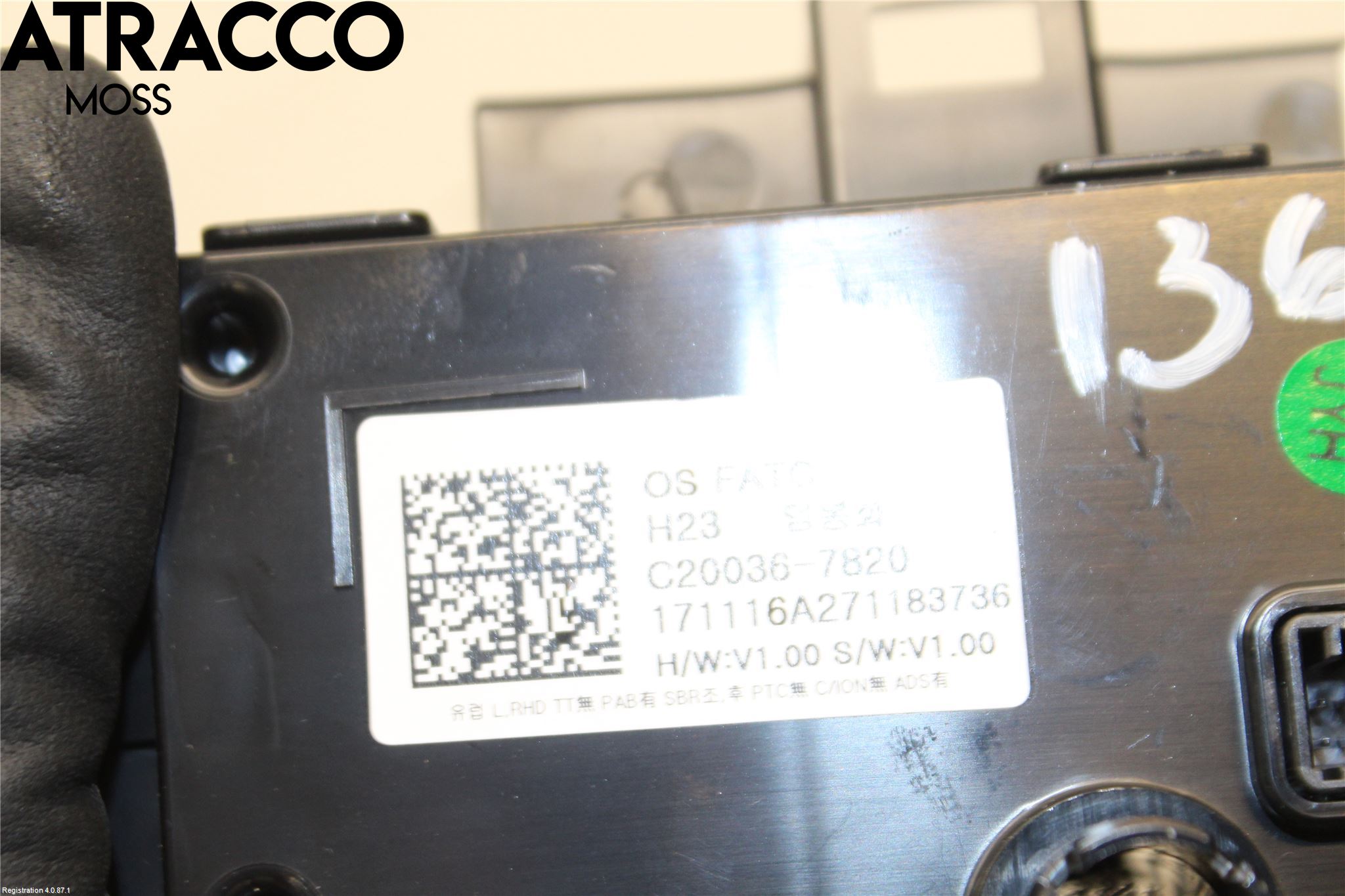 Hyundai KONA/ELECTRIC OS 18-23 Varme Ac Betjening-Display