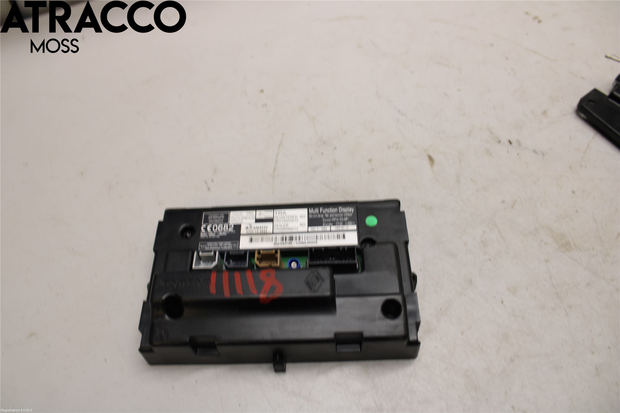 Renault ZOE/E-TECH 13- Multifunktionsdisplay