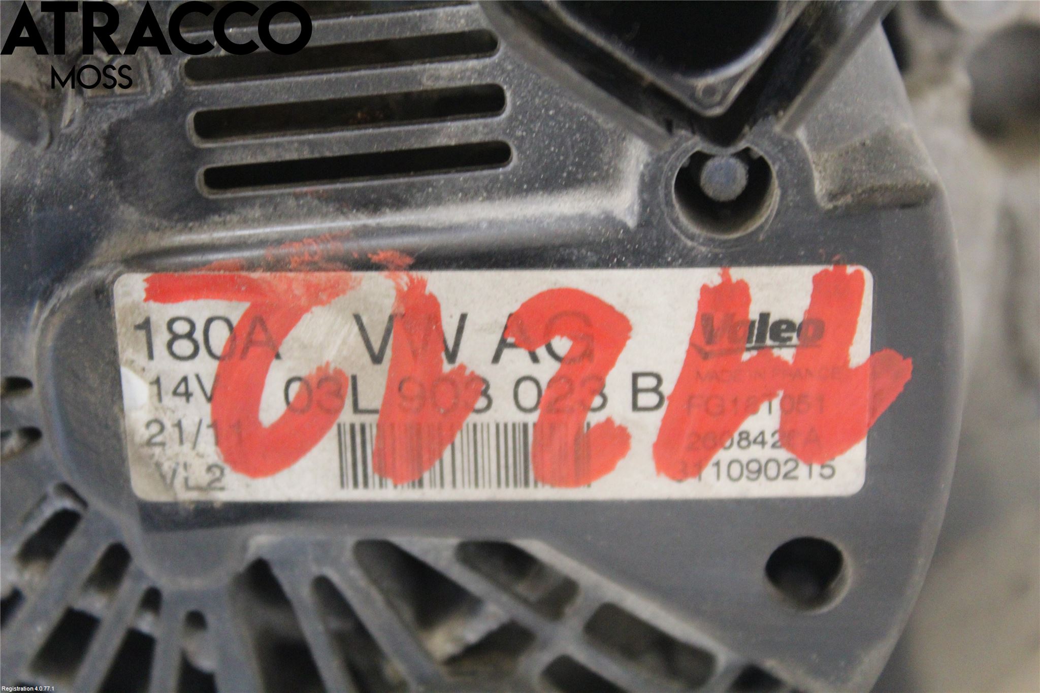 Volkswagen VW PASSAT CC 08-16 Dynamo