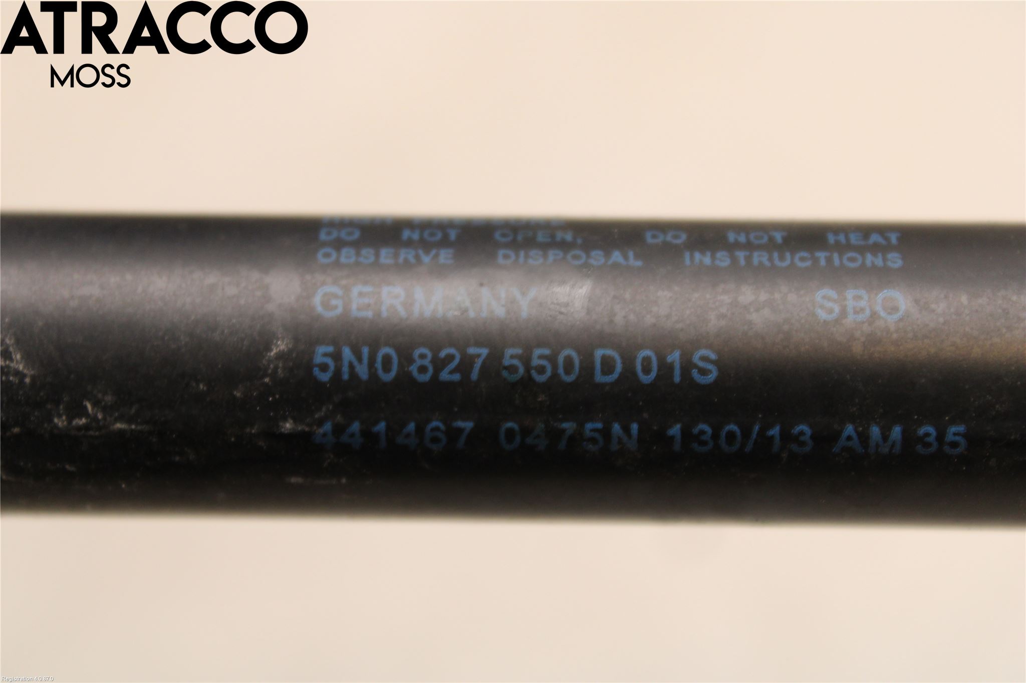 Volkswagen VW TIGUAN 07-16 Bakluke Demper-Gassfjær