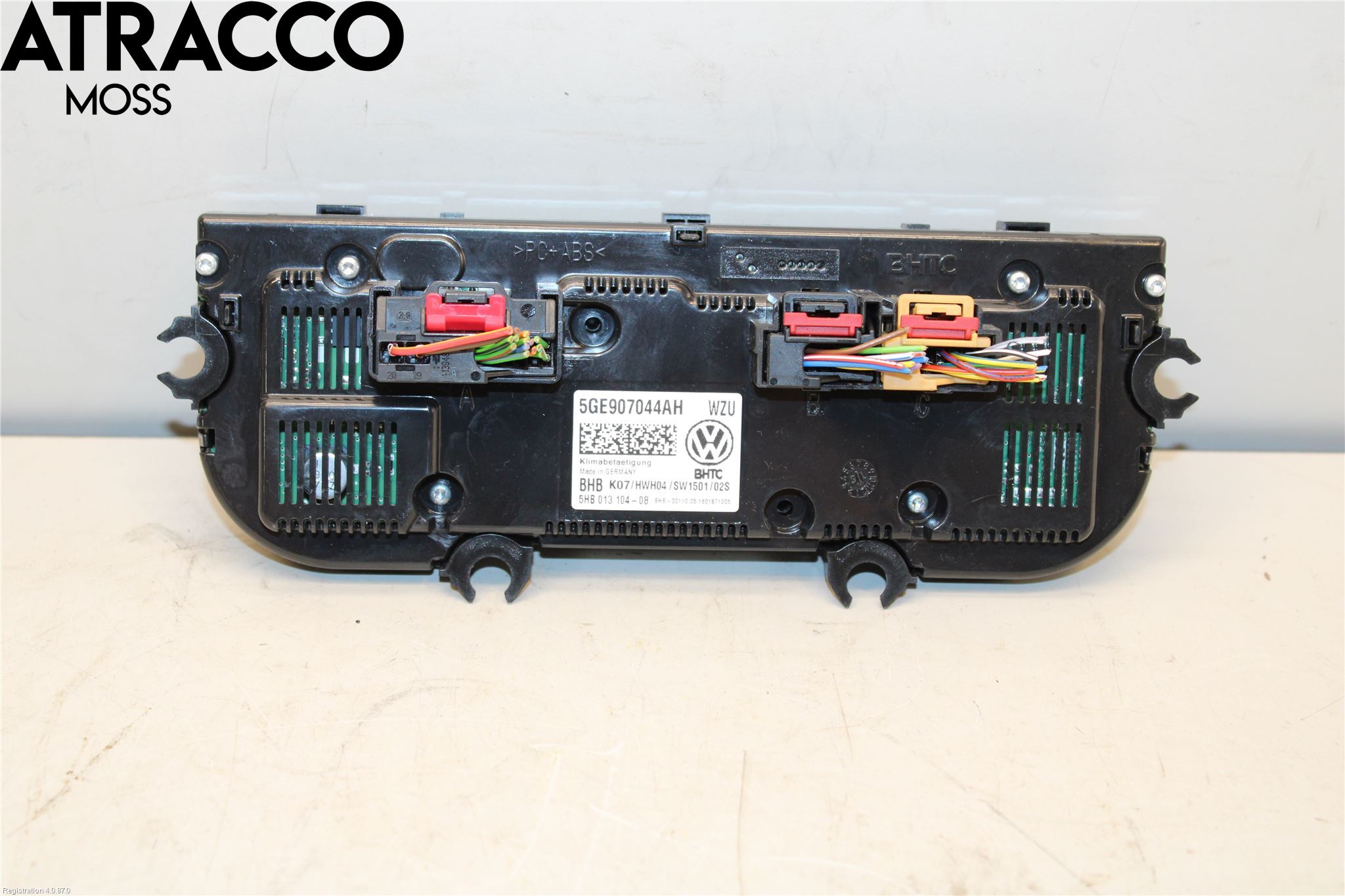 Volkswagen VW GOLF / E-GOLF VII 13-20 Varme Ac Betjening-Display