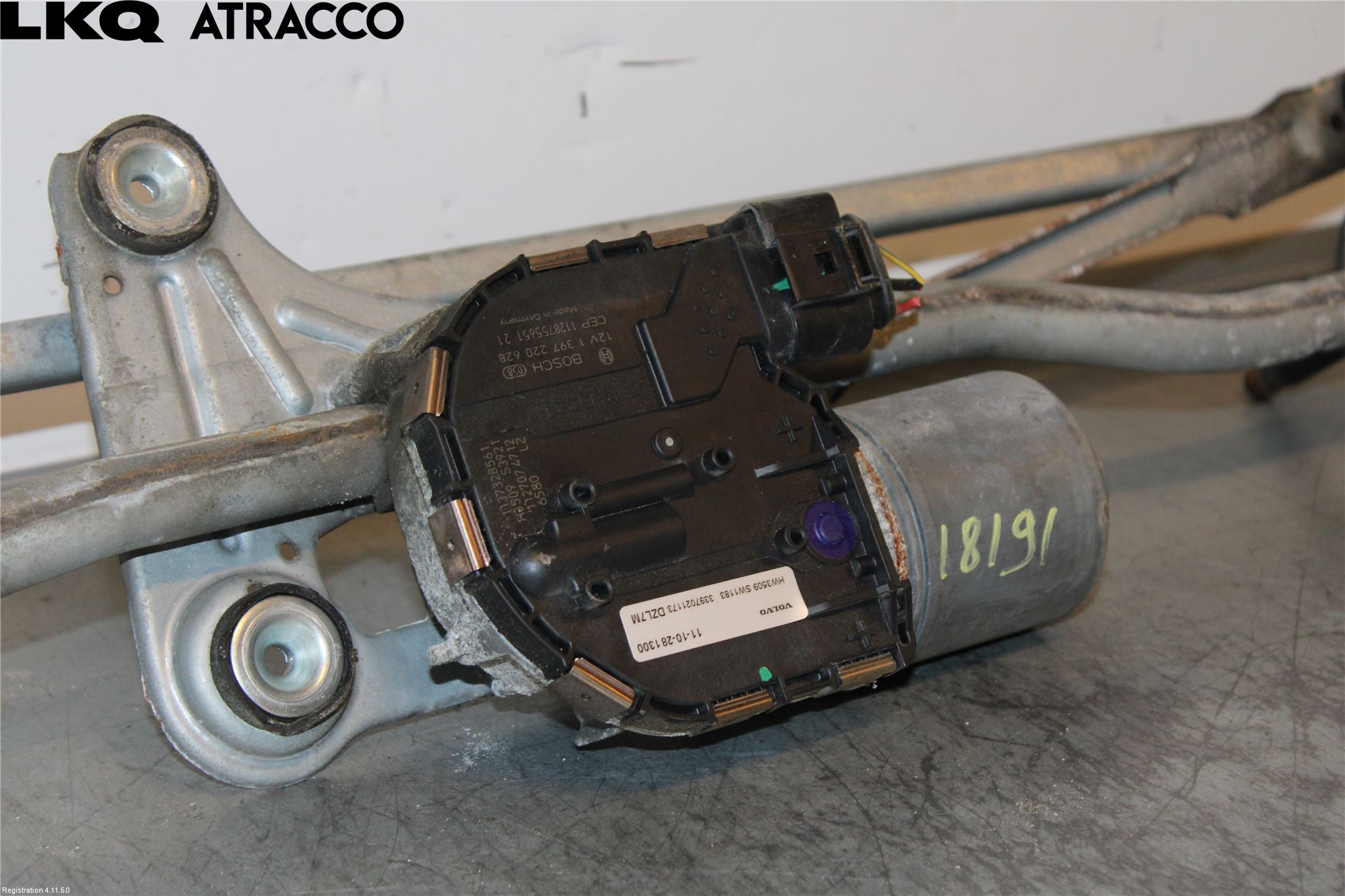 Volvo V60 11-13 Viskermotor Frontrute