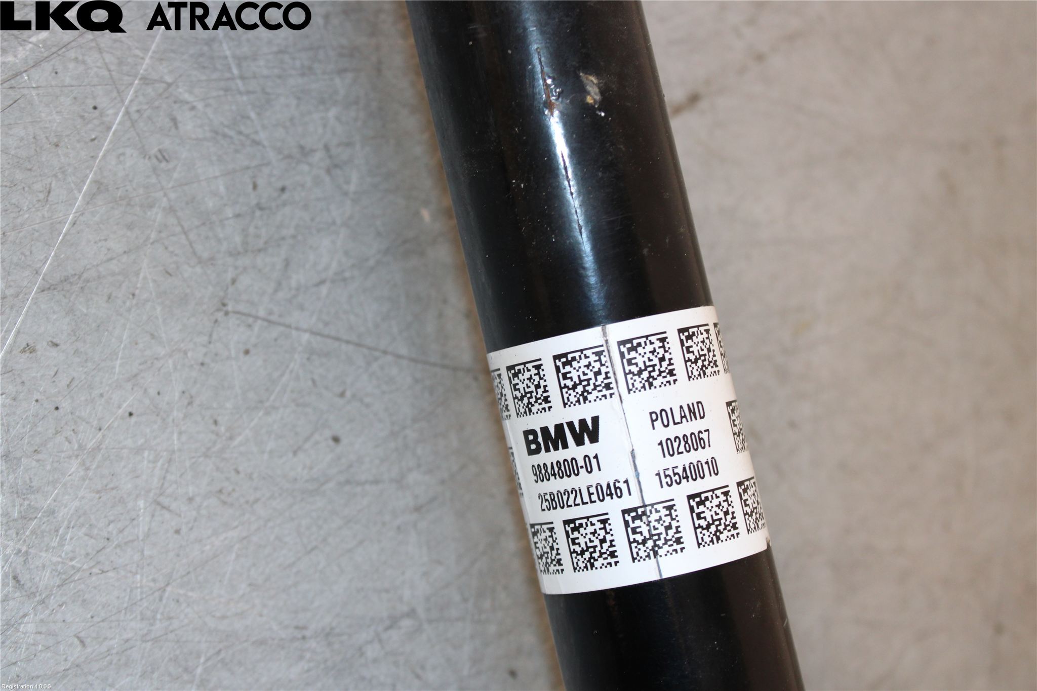 BMW X1/iX1 U11 23- Drivaksel Bak Kompl Høyre