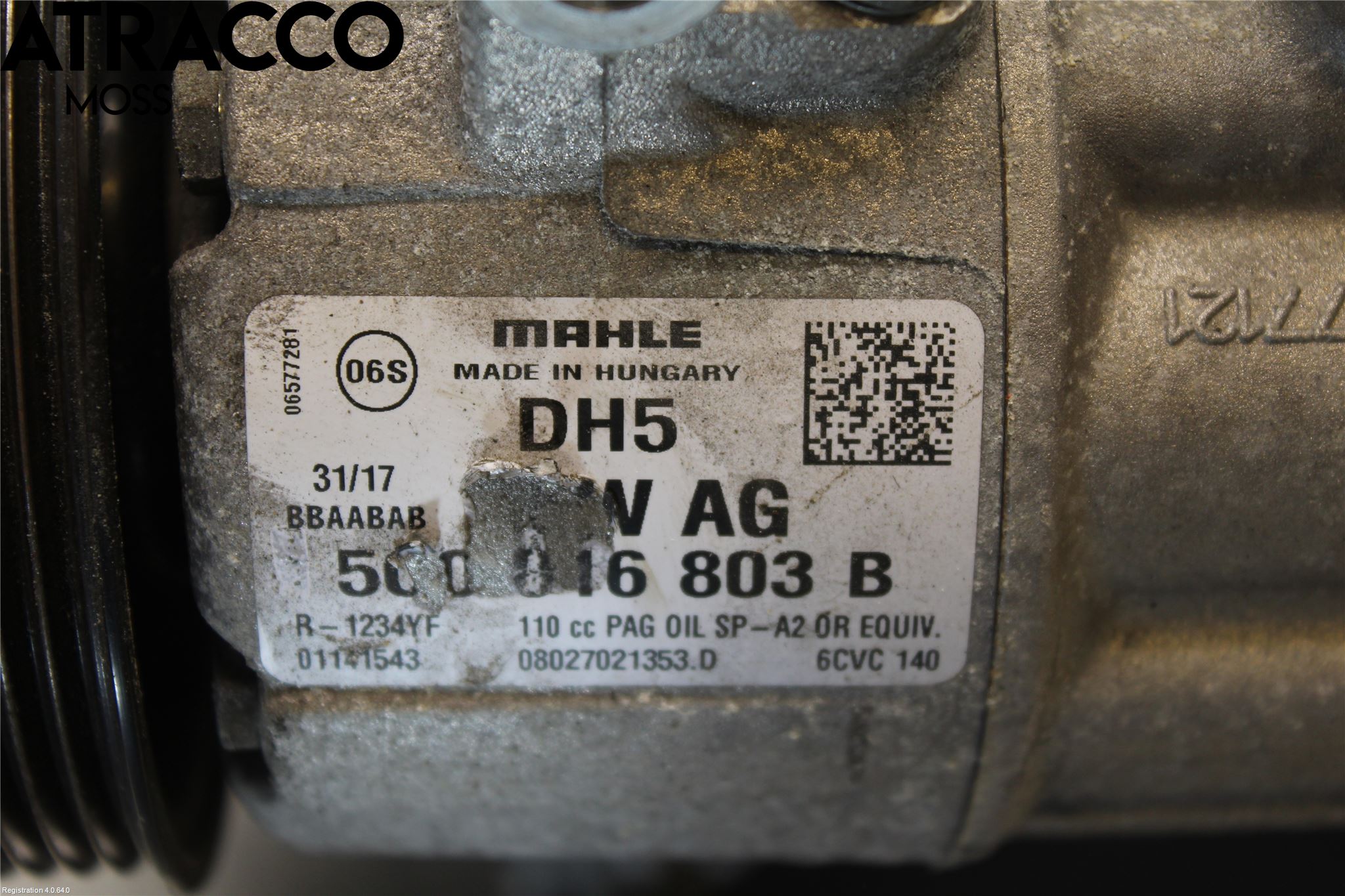 Skoda OCTAVIA (5E) 13-20 Varme Ac Kompressor