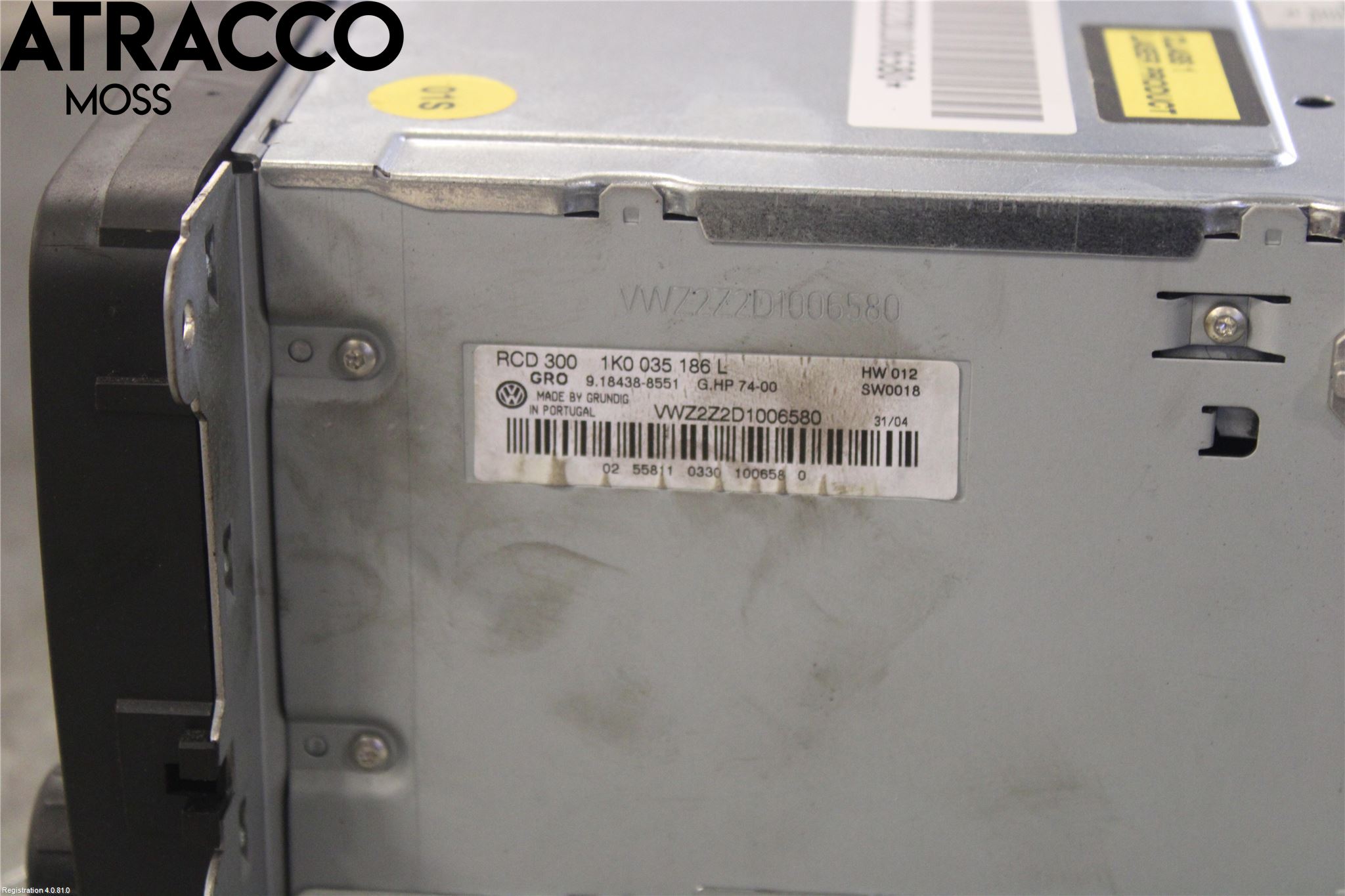 Volkswagen VW GOLF V 04-09 Stereo Radio Med Cd