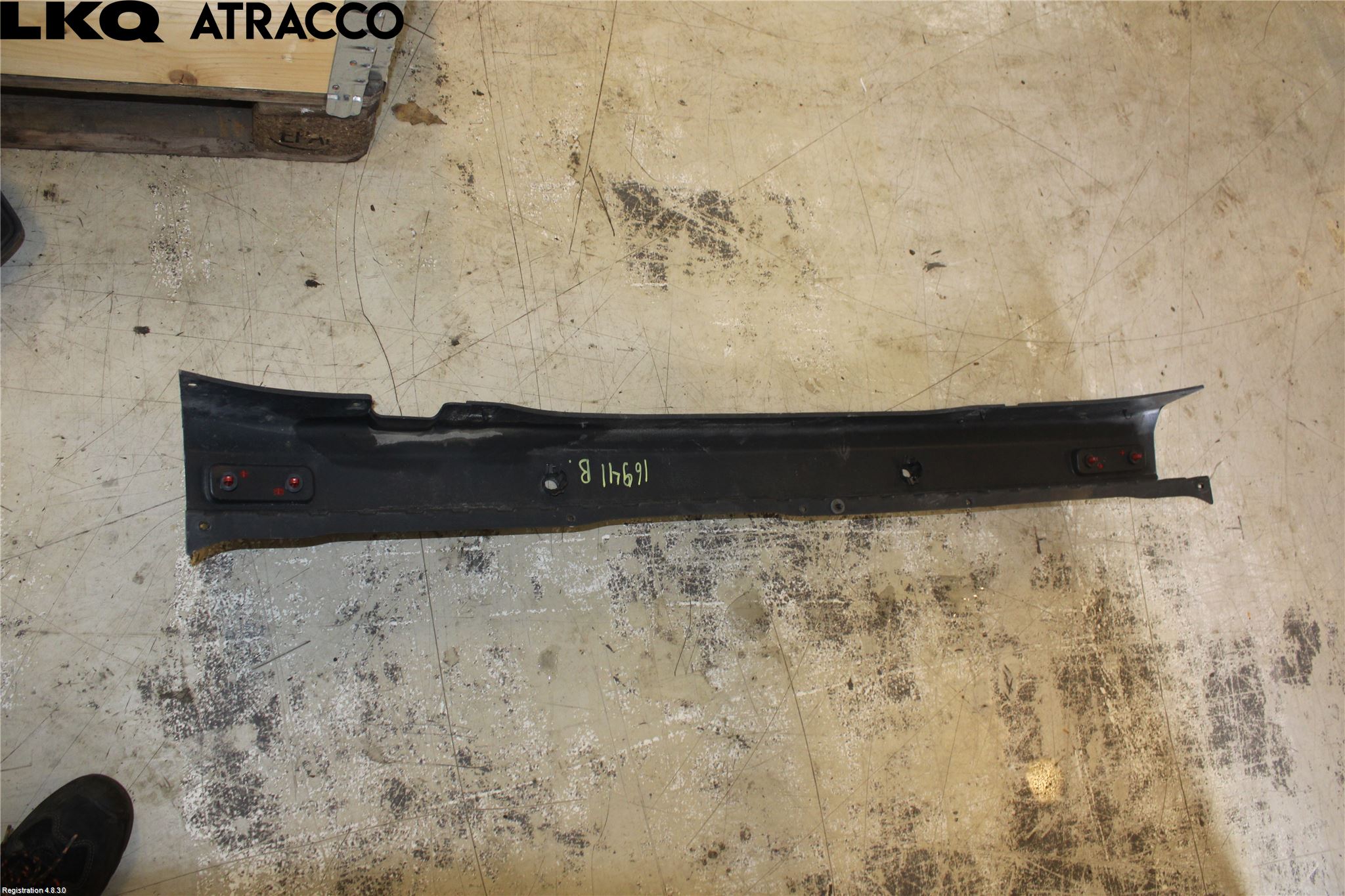 Ford TRANSIT/TOURNEO CUSTOM 13-24 Støtfanger Bak Overtrekk