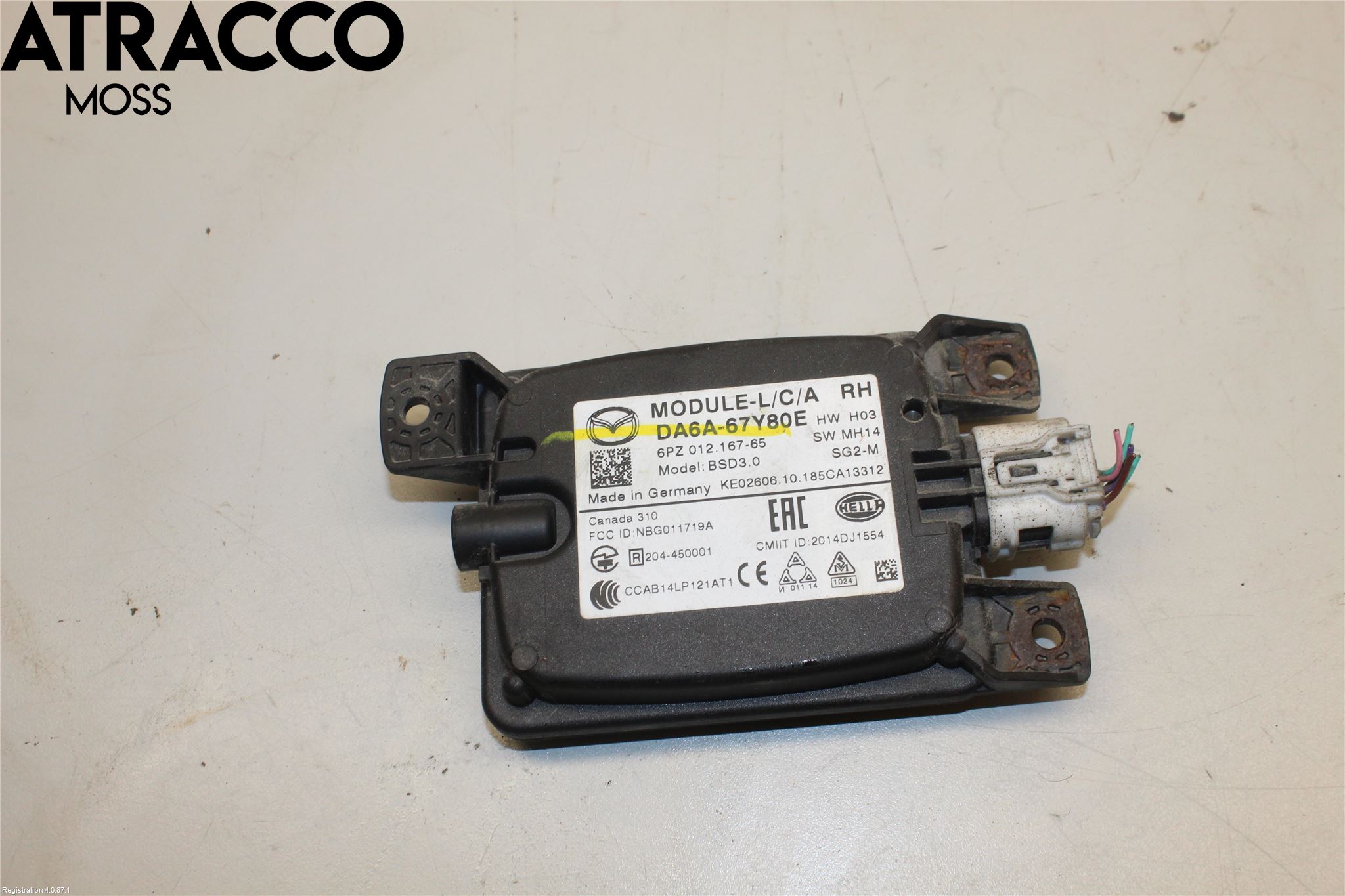 Mazda 2 (DJ) 15-22 Sensor Kollisjonsbeskyttelse