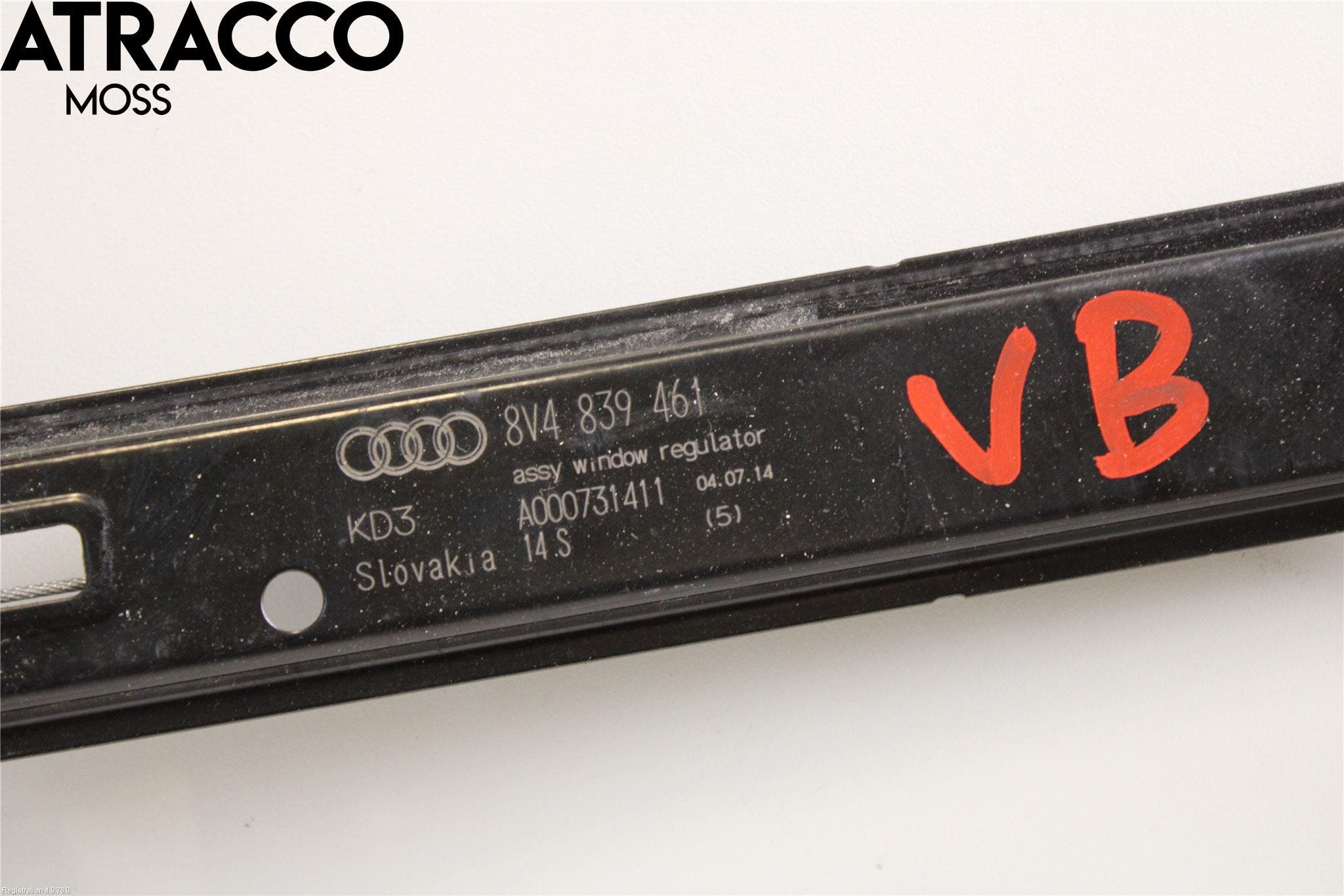 Audi A3/S3 8V 13-20 Vindusheis