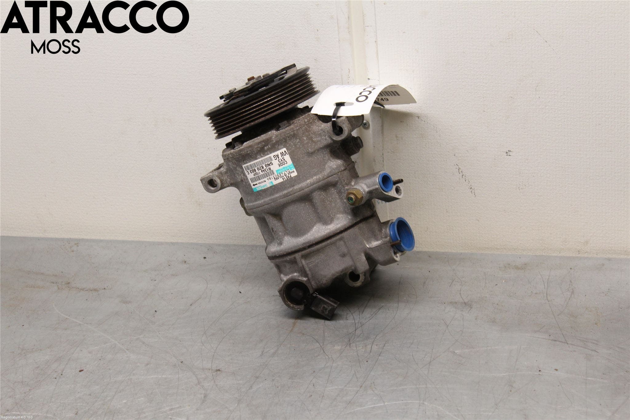 Audi A3/S3 05-13 Varme Ac Kompressor