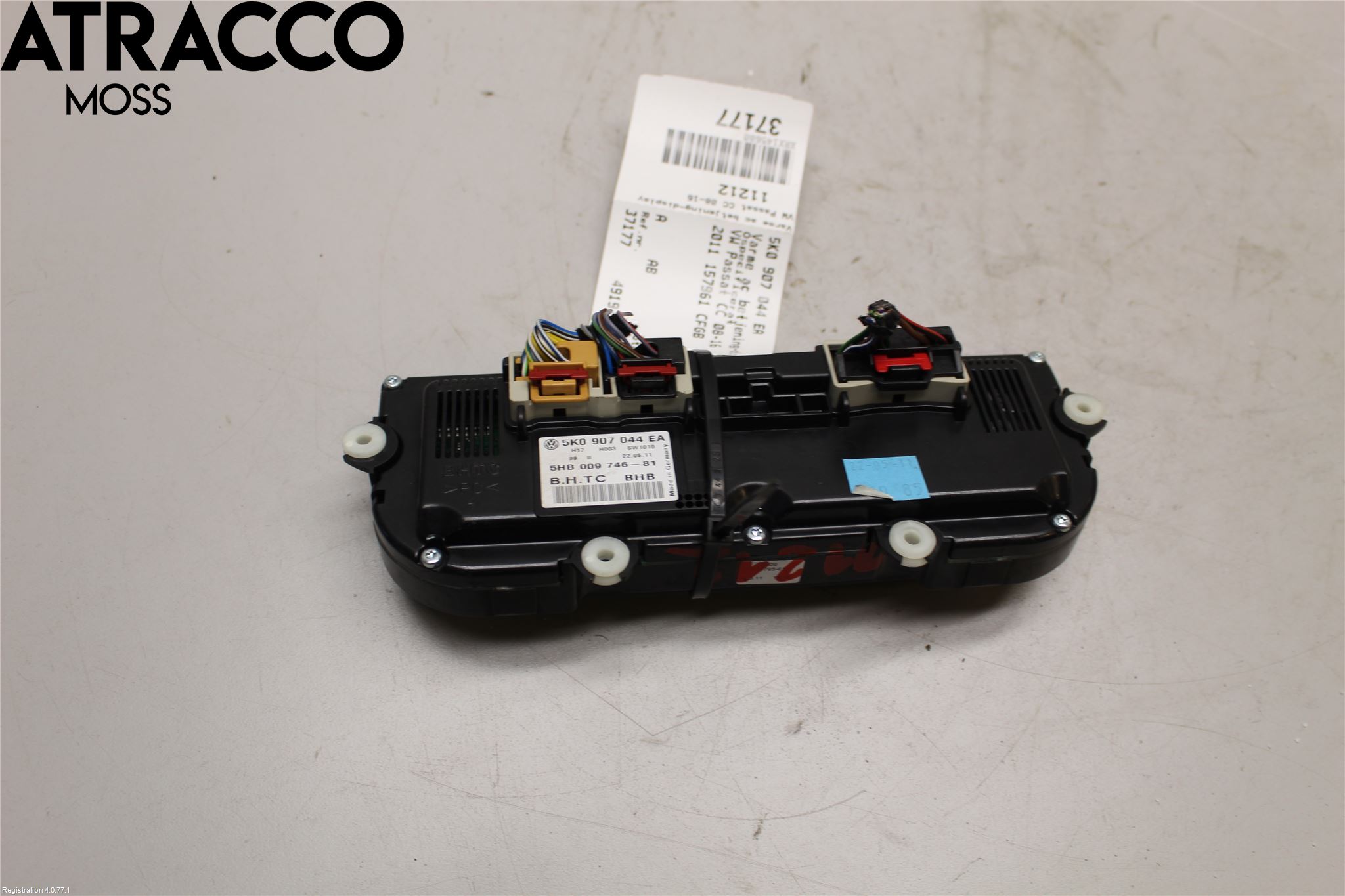 Volkswagen VW PASSAT CC 08-16 Varme Ac Betjening-Display