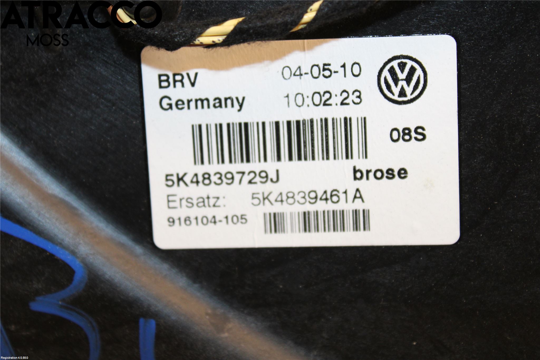 Volkswagen VW GOLF VI 09-13 Vindusheis El Komp