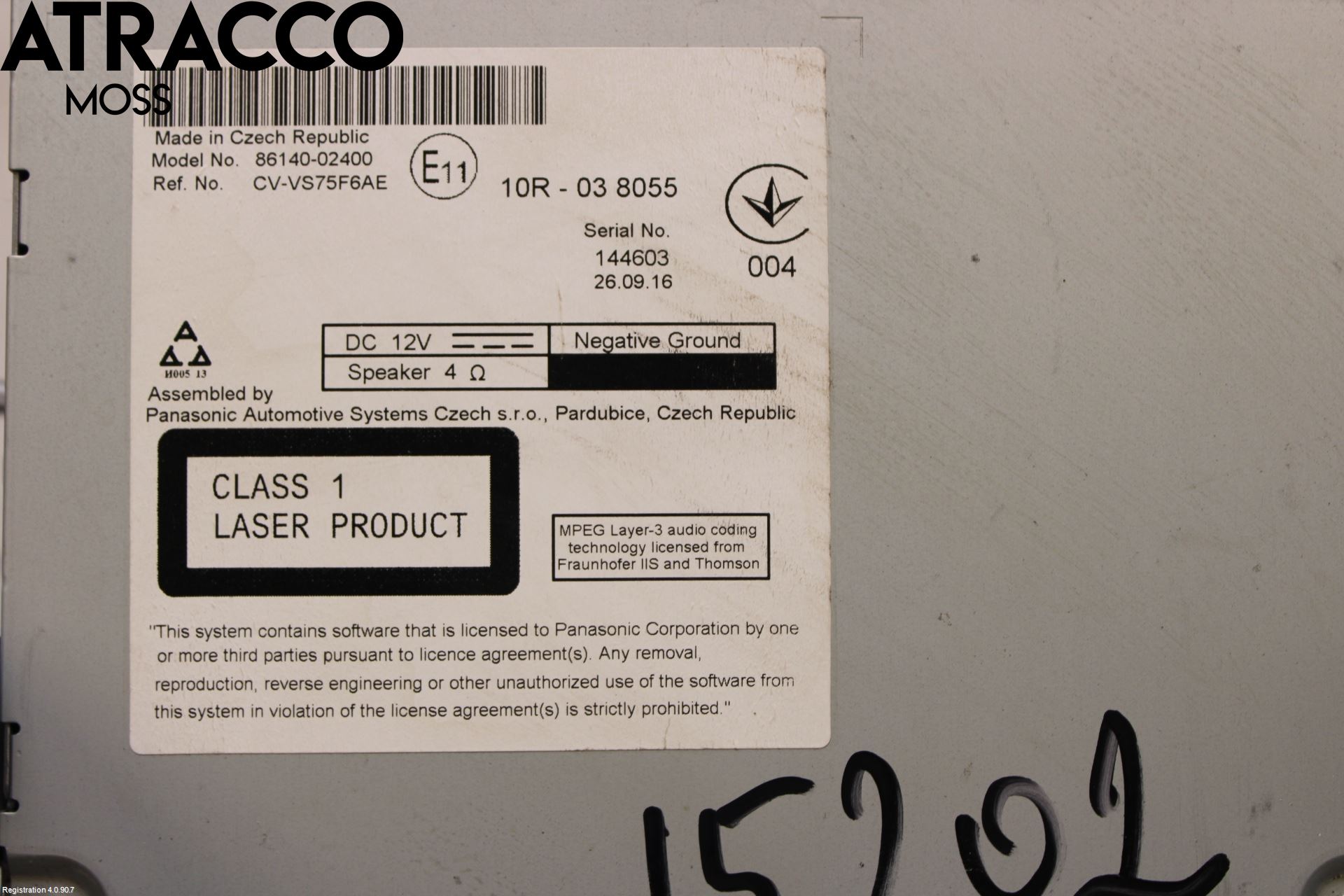 Toyota AURIS 13-19 Stereo Radio Med Cd