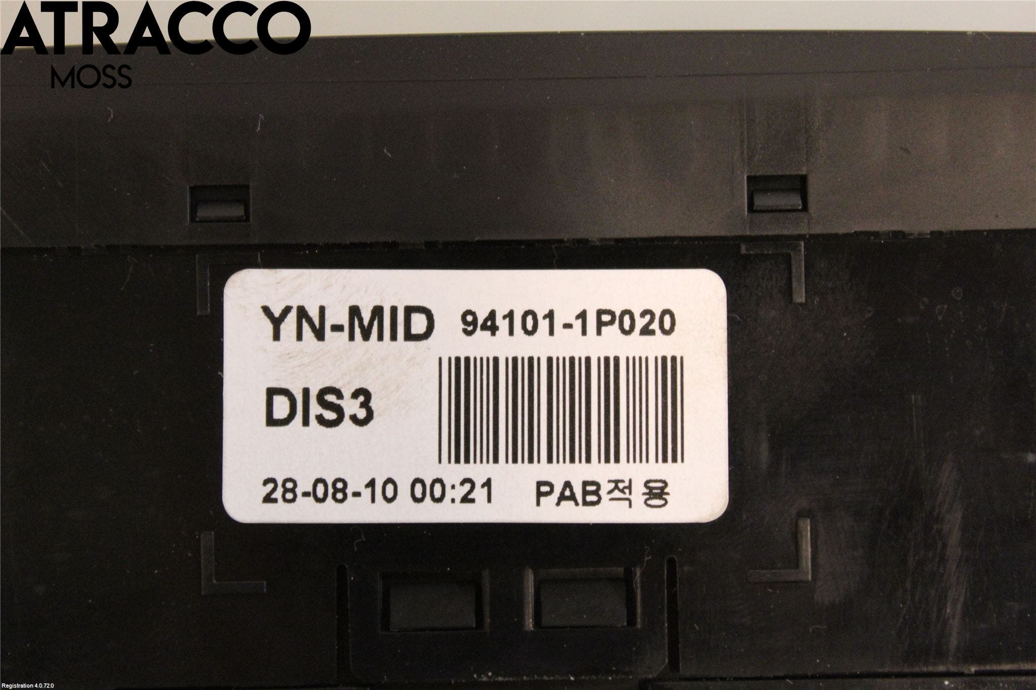 Kia VENGA 10-19 Instr Varselys - Display