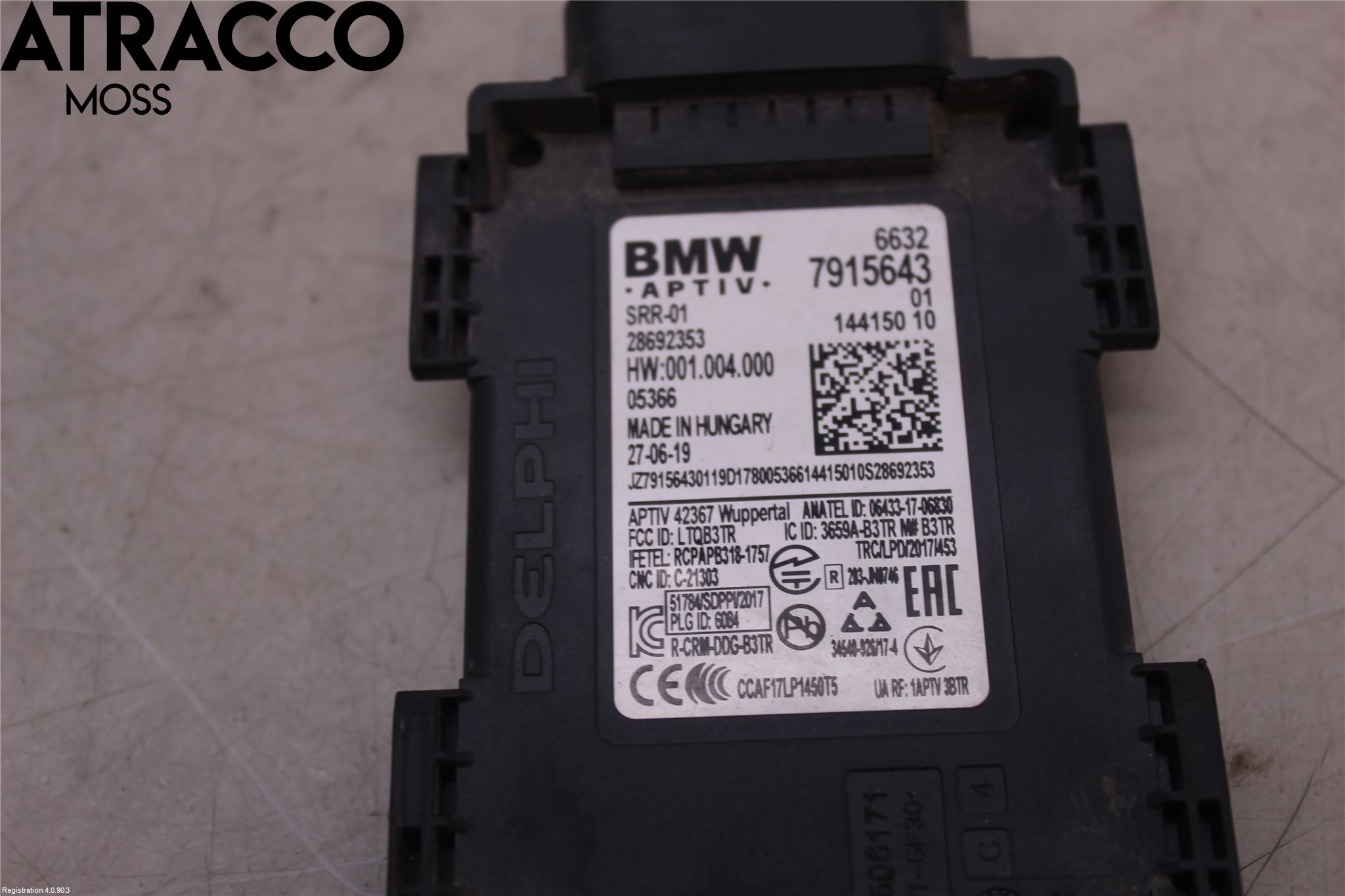 BMW 5 G30/G31/F90 17-23 Sensor Kollisjonsbeskyttelse