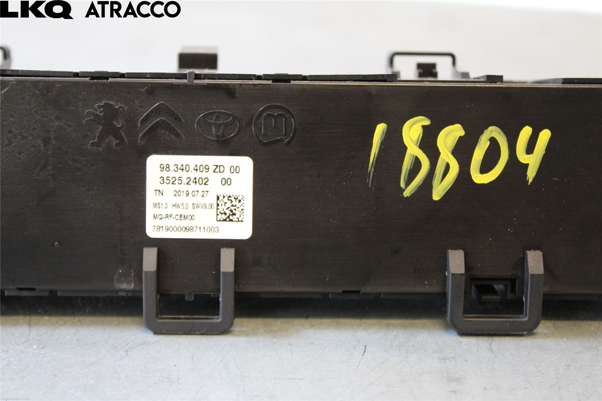 Peugeot PARTNER/E-PARTNER 19- Varme Ac Betjening-Display