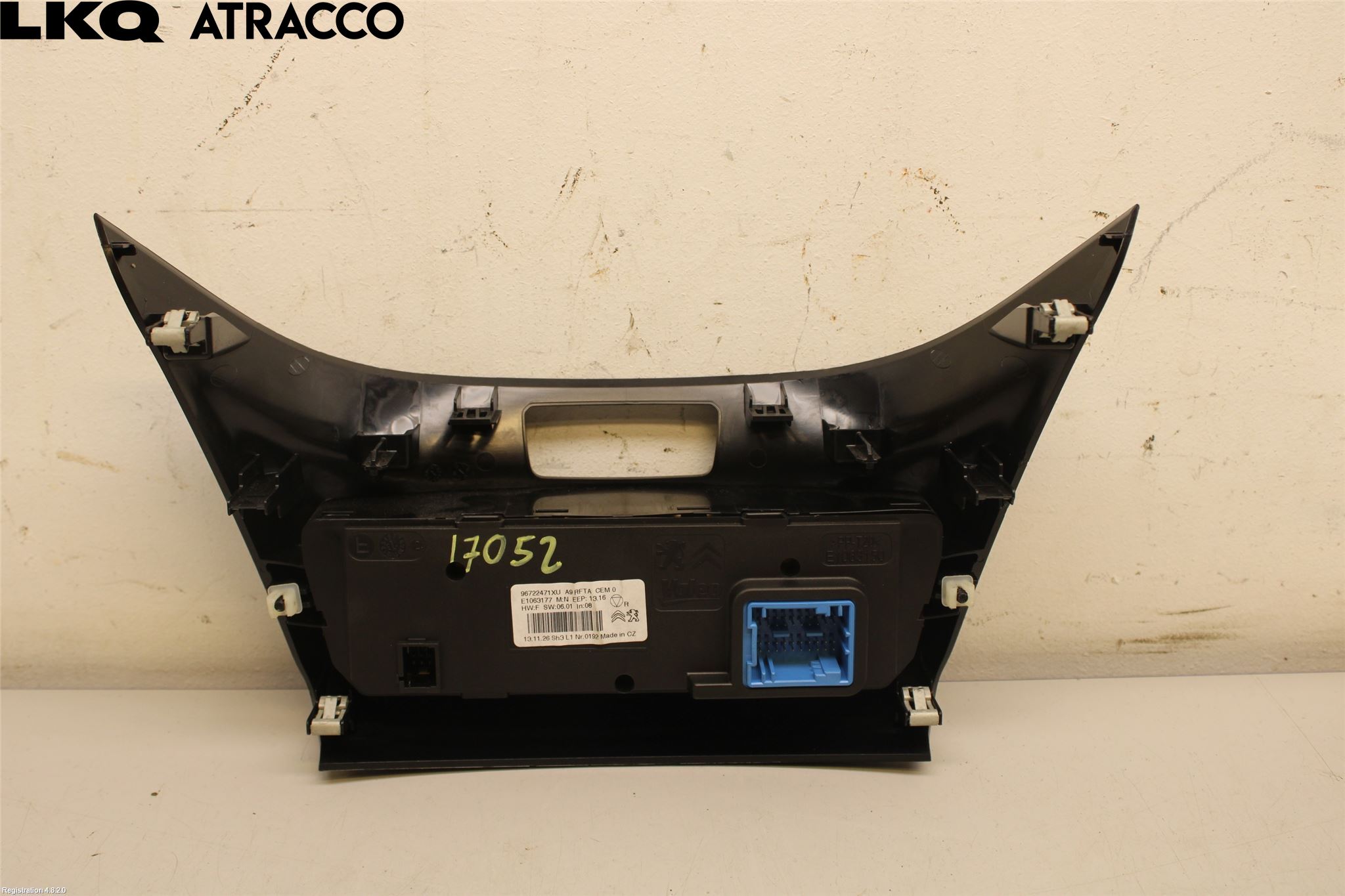 Peugeot 2008 13-20 Varme Ac Betjening-Display