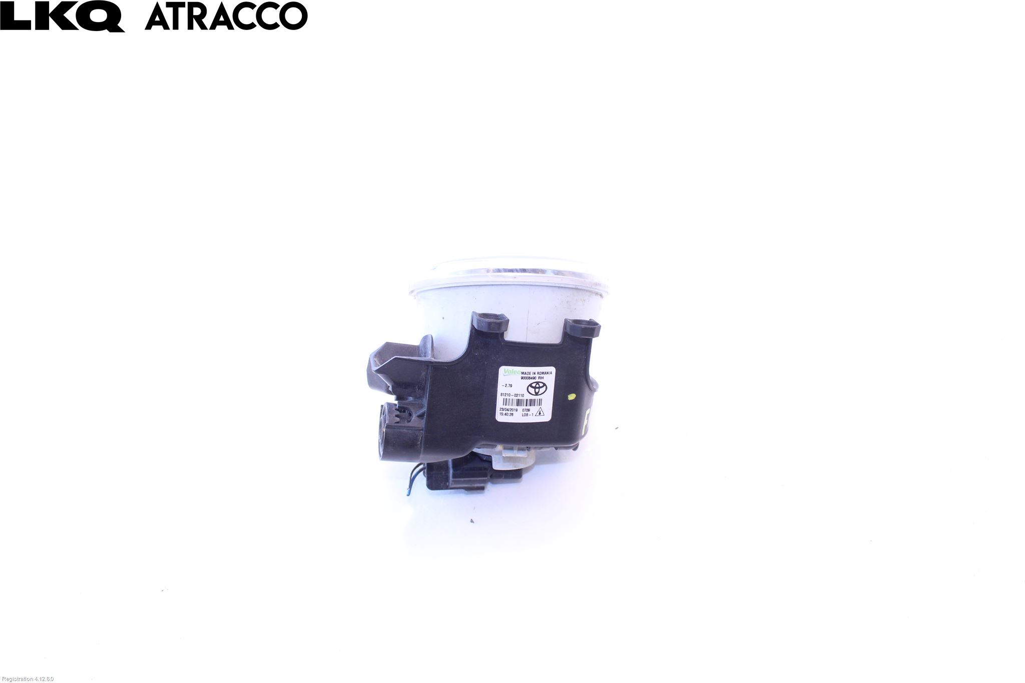 Toyota YARIS XP130 15-20 Frontlykt-Kurve-Tåkelys