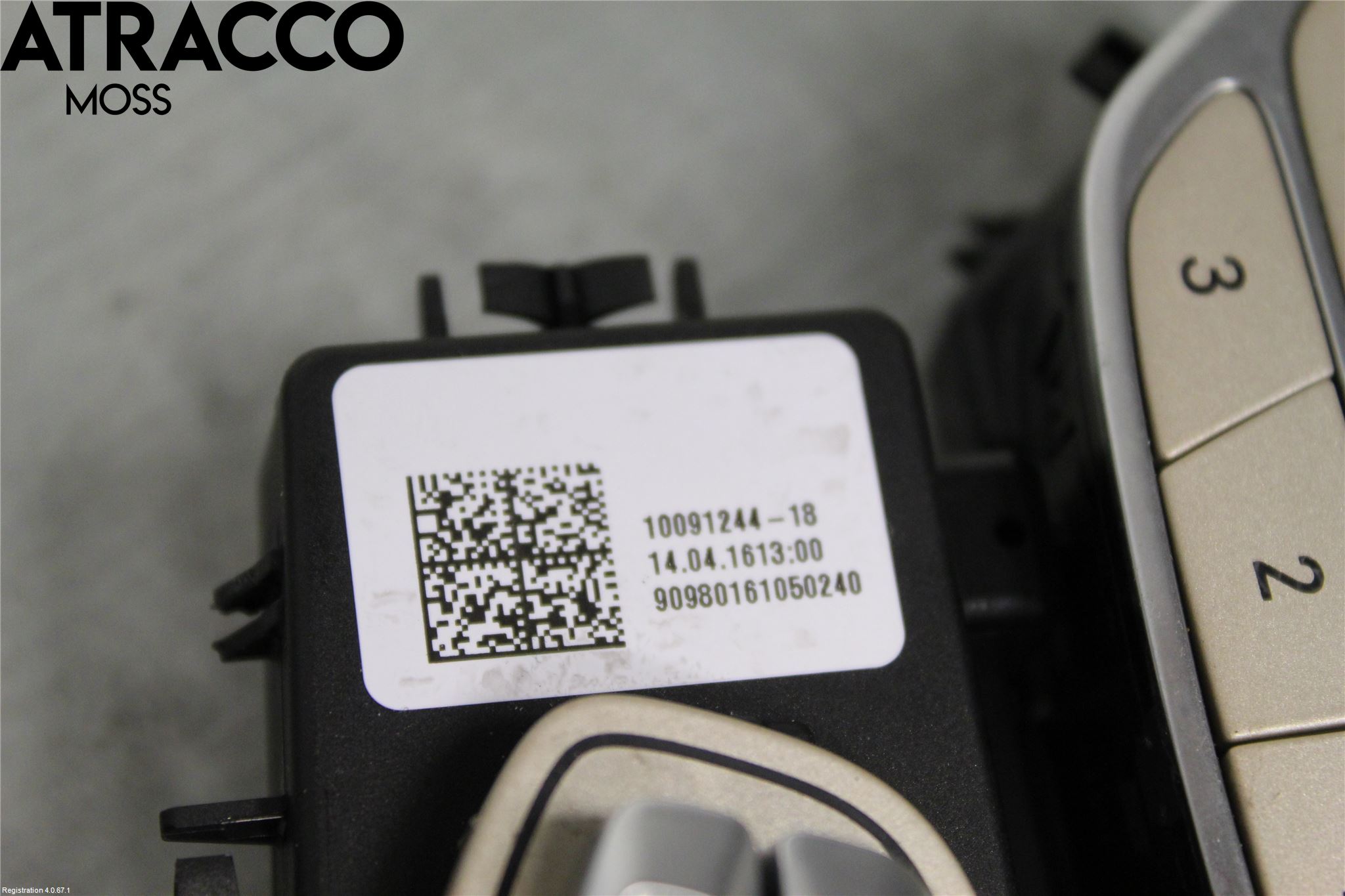 Mercedes-Benz MB S-KLASS (W222) 13-20 Bryter Sete Regulering