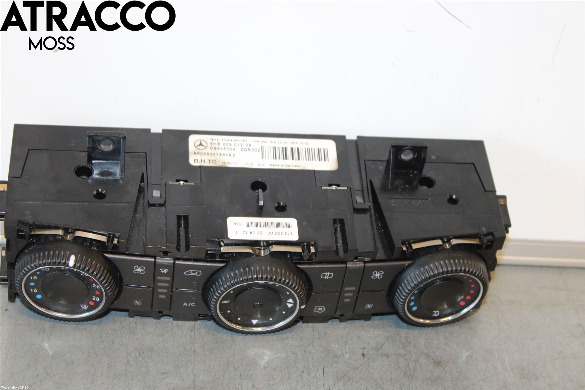 Mercedes-Benz MB SPRINTER (W906) 06-18 Varme Ac Betjening-Display