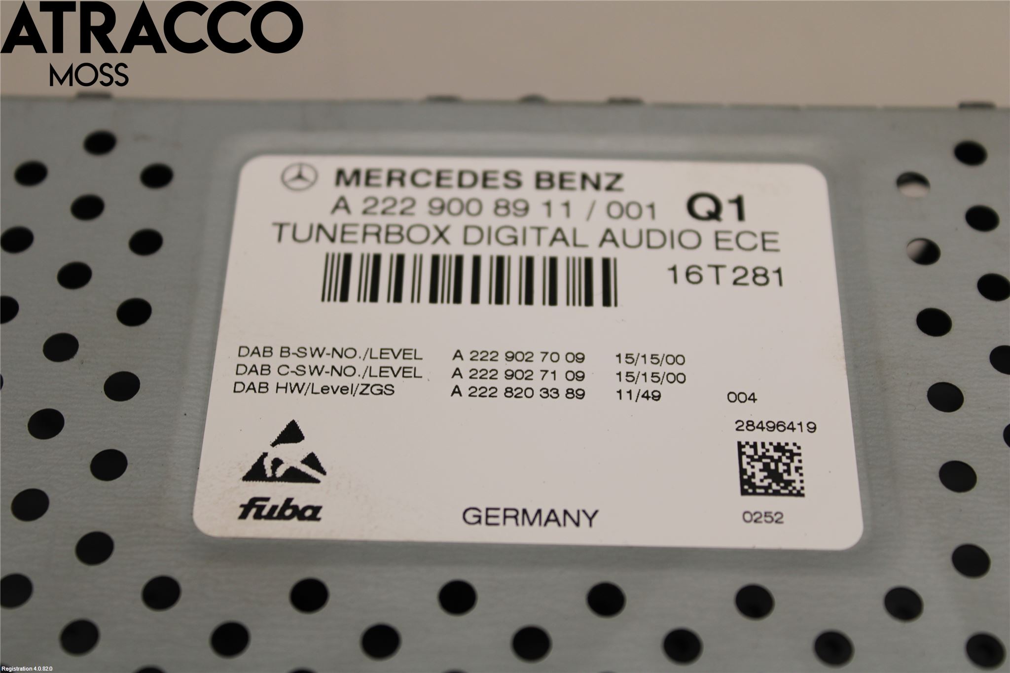 Mercedes-Benz MB E-KLASS (W213) 16-23 Stereo Radio