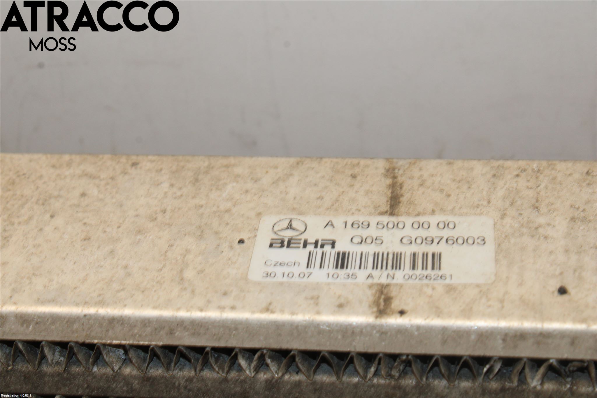 Mercedes-Benz MB B-KLASS (W245) 05-12 Intercooler Radiator