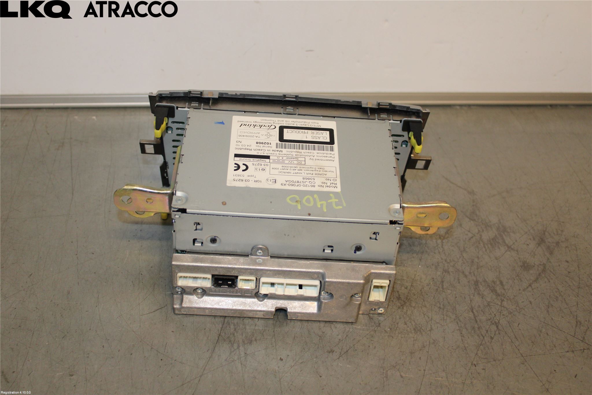 Toyota VERSO 09-18 Stereo Radio Med Cd