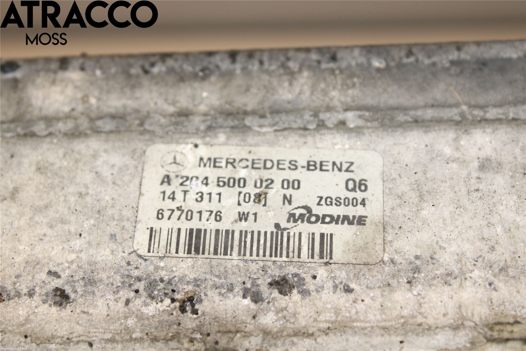 Mercedes-Benz MB E-KLASS (W212) 09-16 Intercooler Radiator