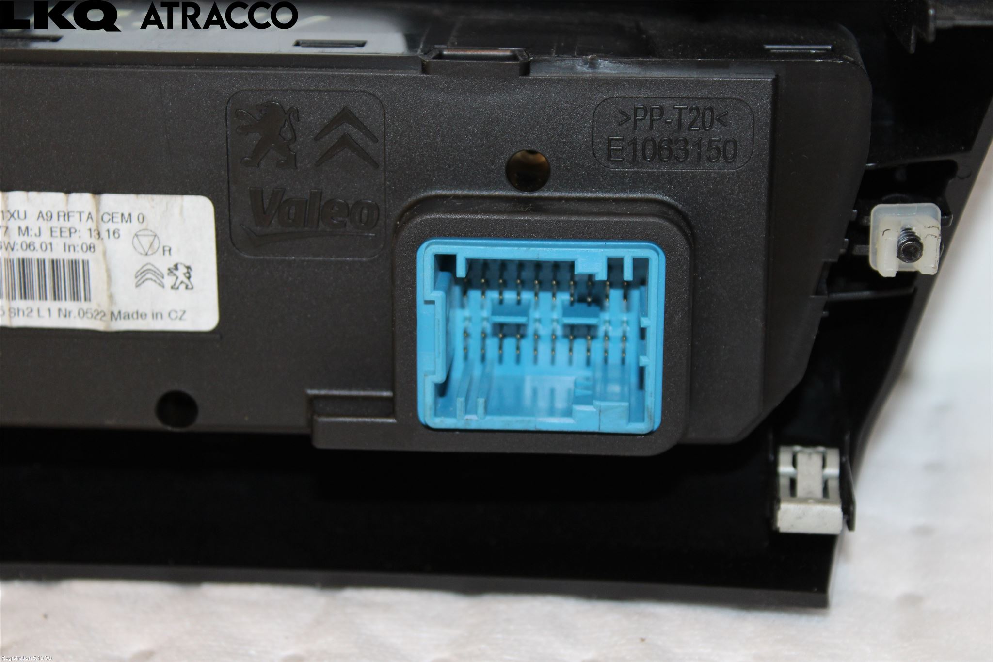 Peugeot 208 12-15 Varme Ac Betjening-Display