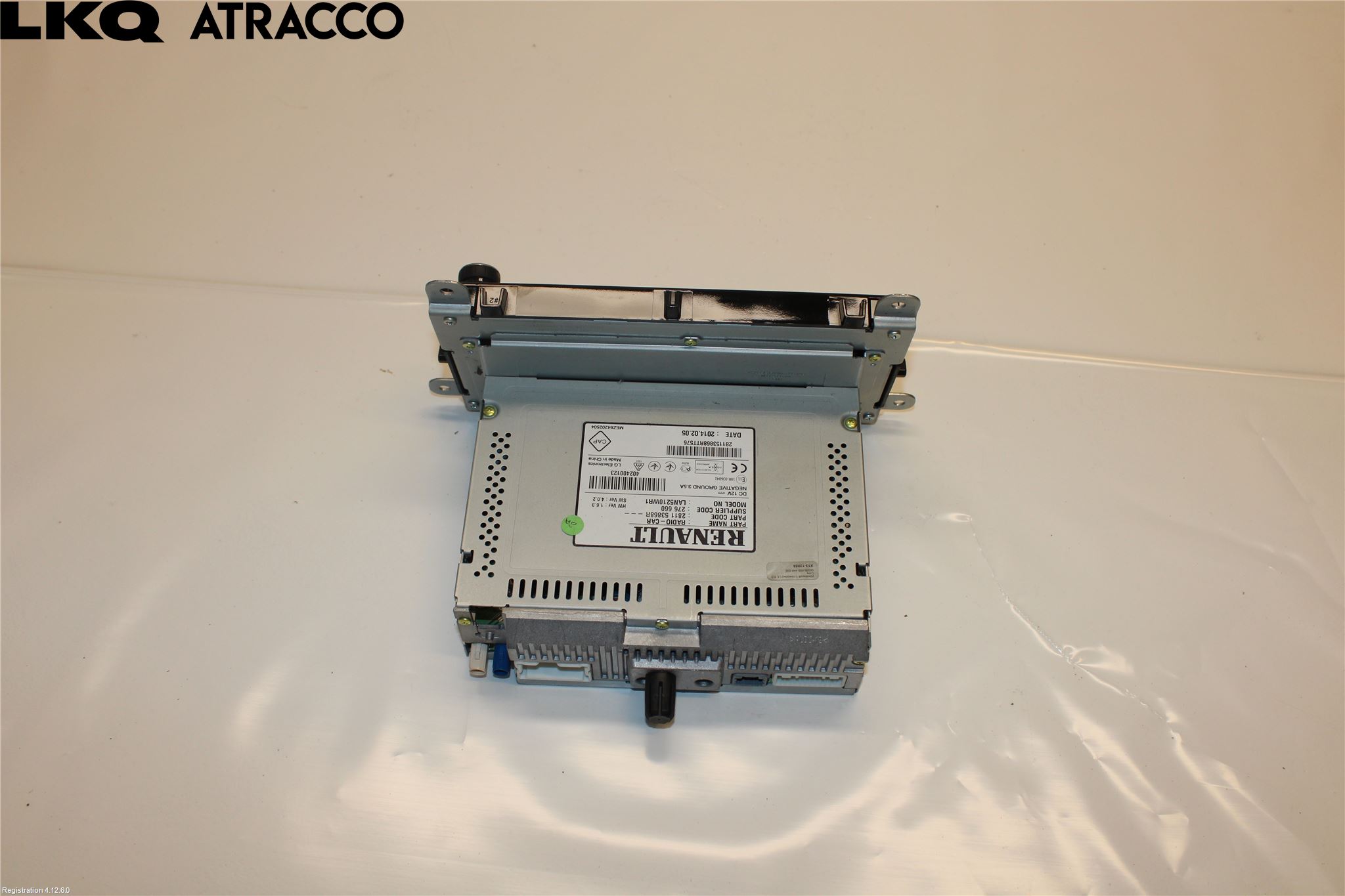 Renault CLIO IV 12-16 Multifunktionsdisplay