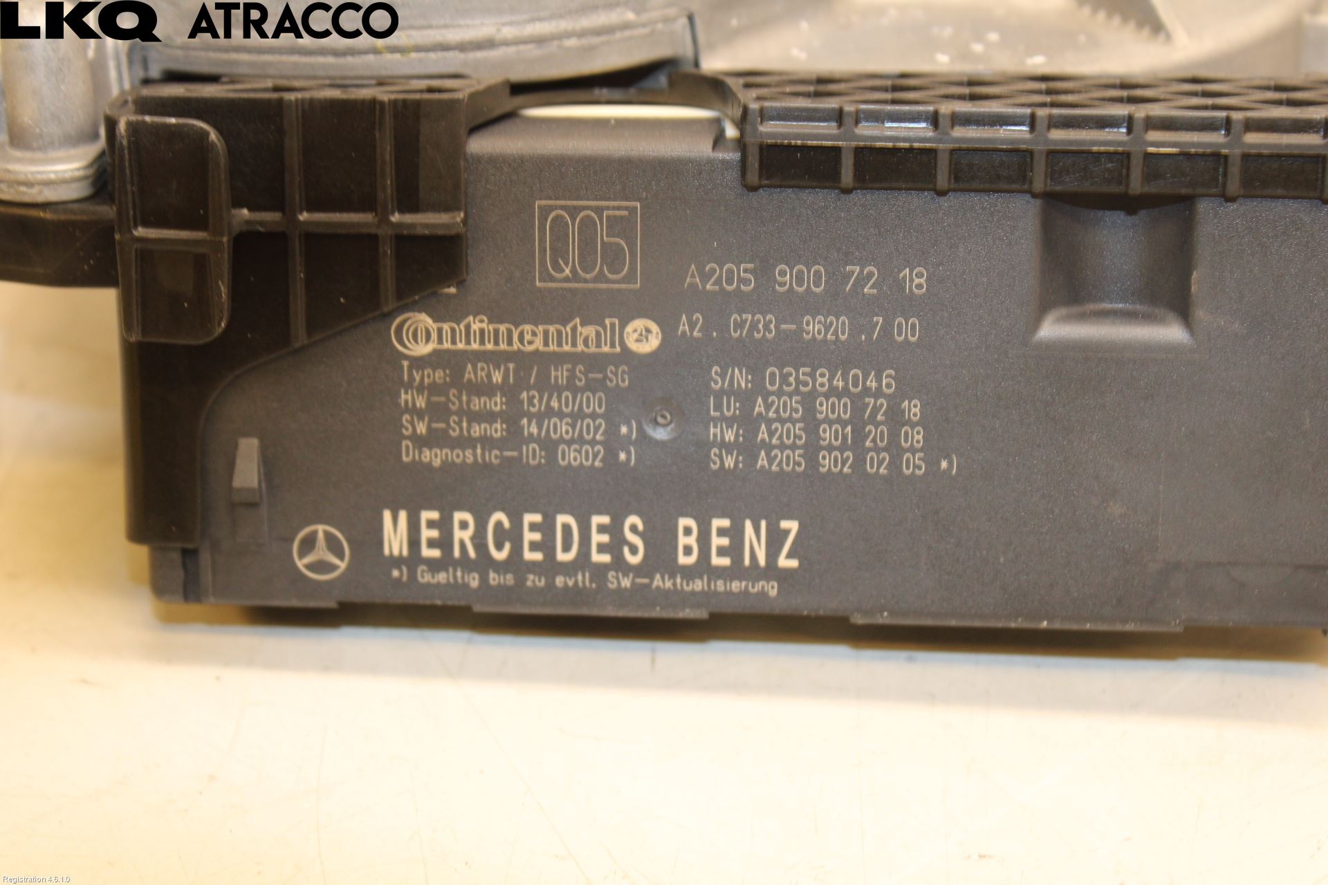 Mercedes-Benz MB C-KLASS (W205) 14-21 Baklukeåpner Automatisk