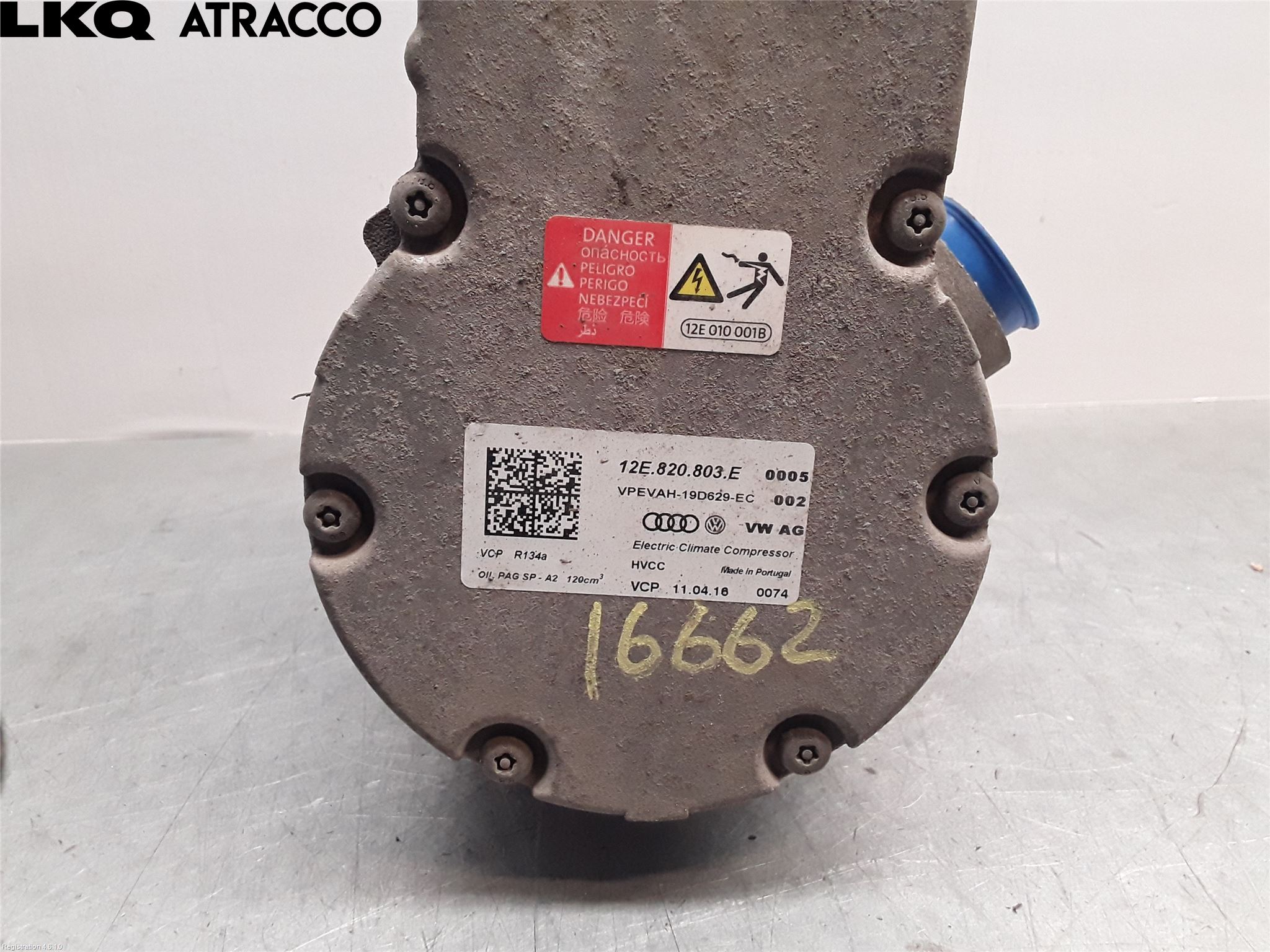 Audi A3/S3 05-13 Varme Ac Kompressor
