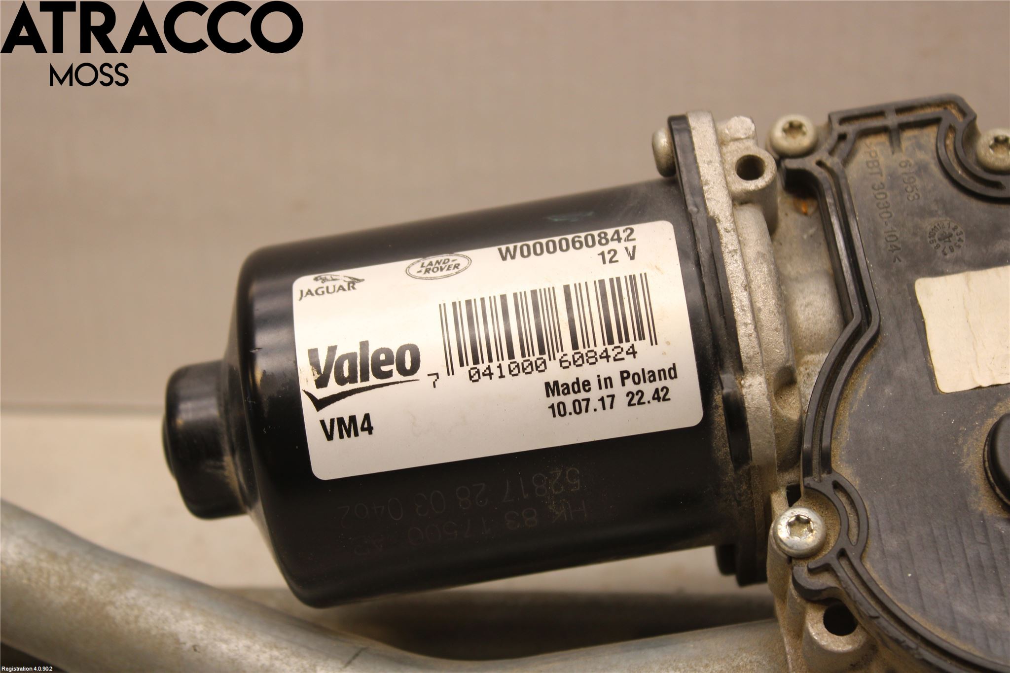 Jaguar F-PACE Viskermotor Frontrute