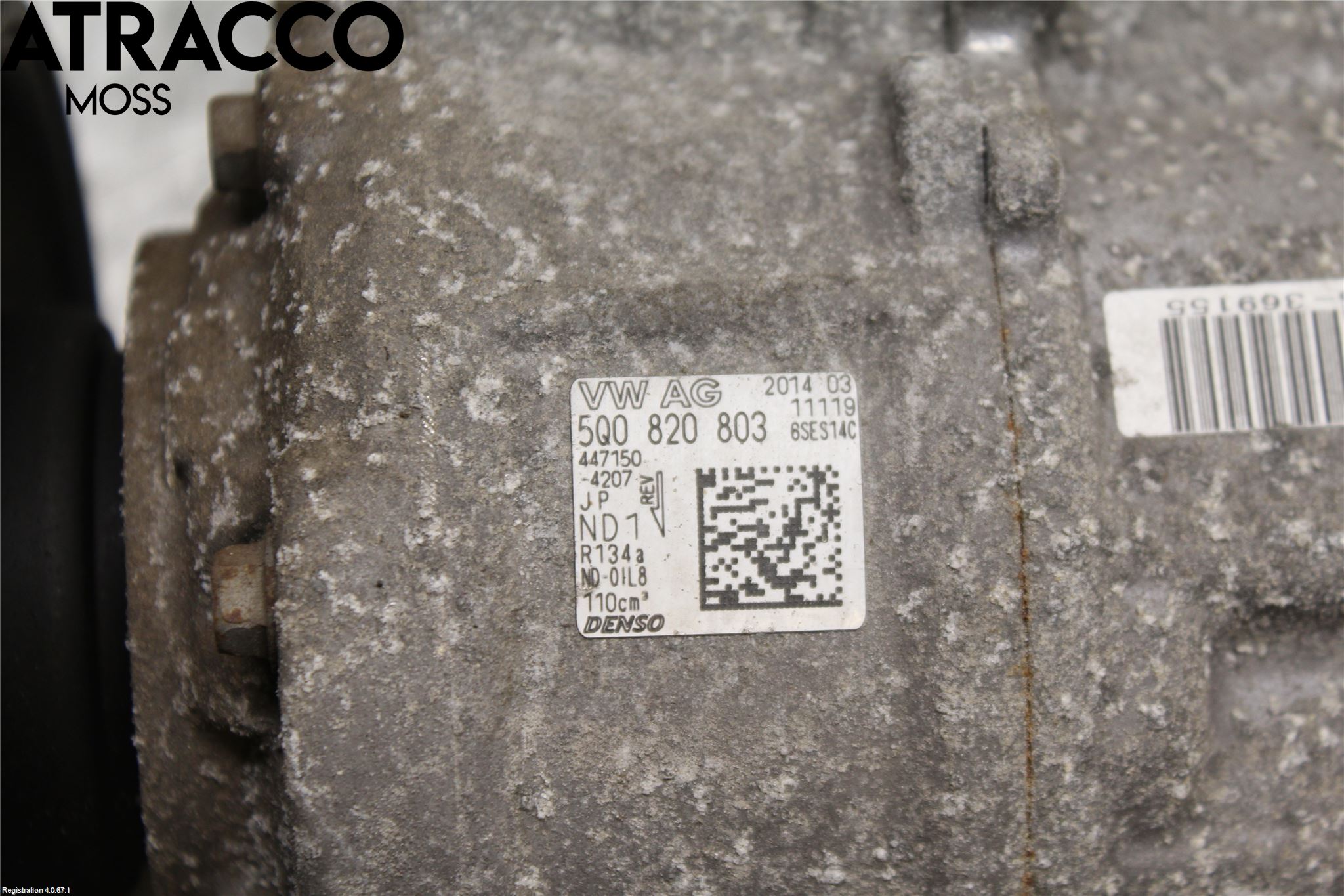 Audi A3/S3 8V 13-20 Varme Ac Kompressor