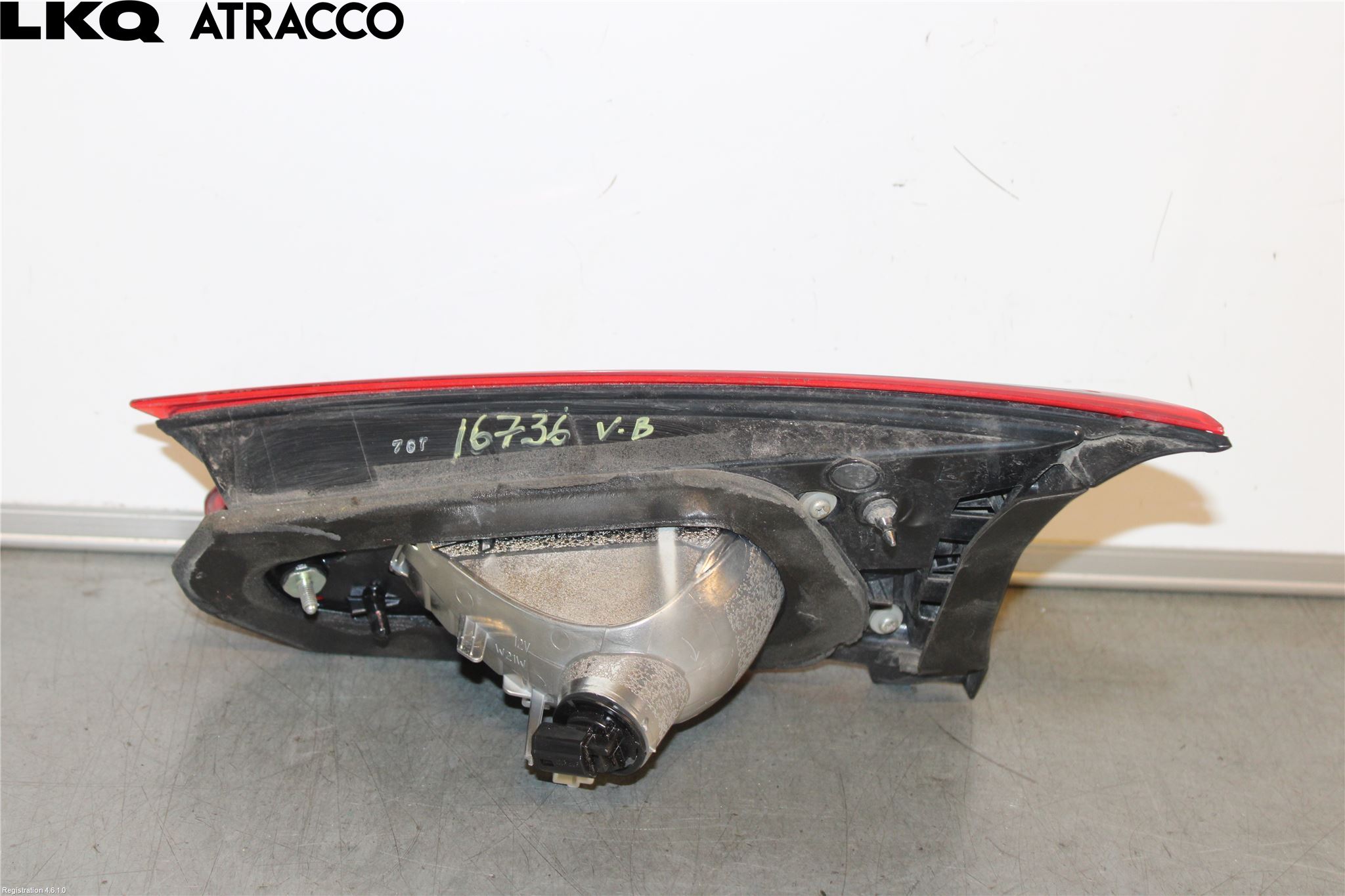 Mazda 3 III 14-19 Baklykt Venstre  På Luke(Indre