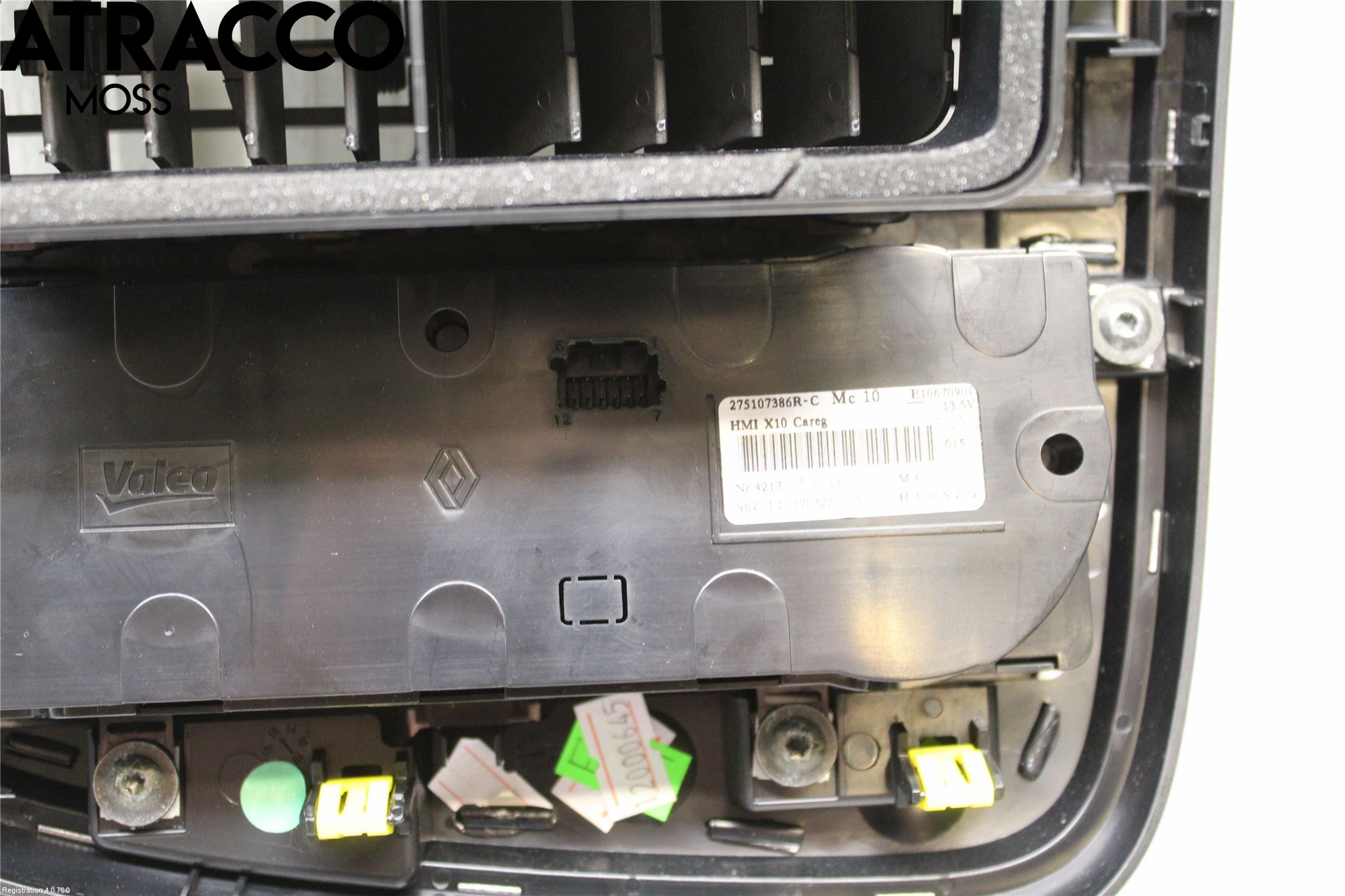 Renault ZOE/E-TECH 13- Varme Ac Betjening-Display