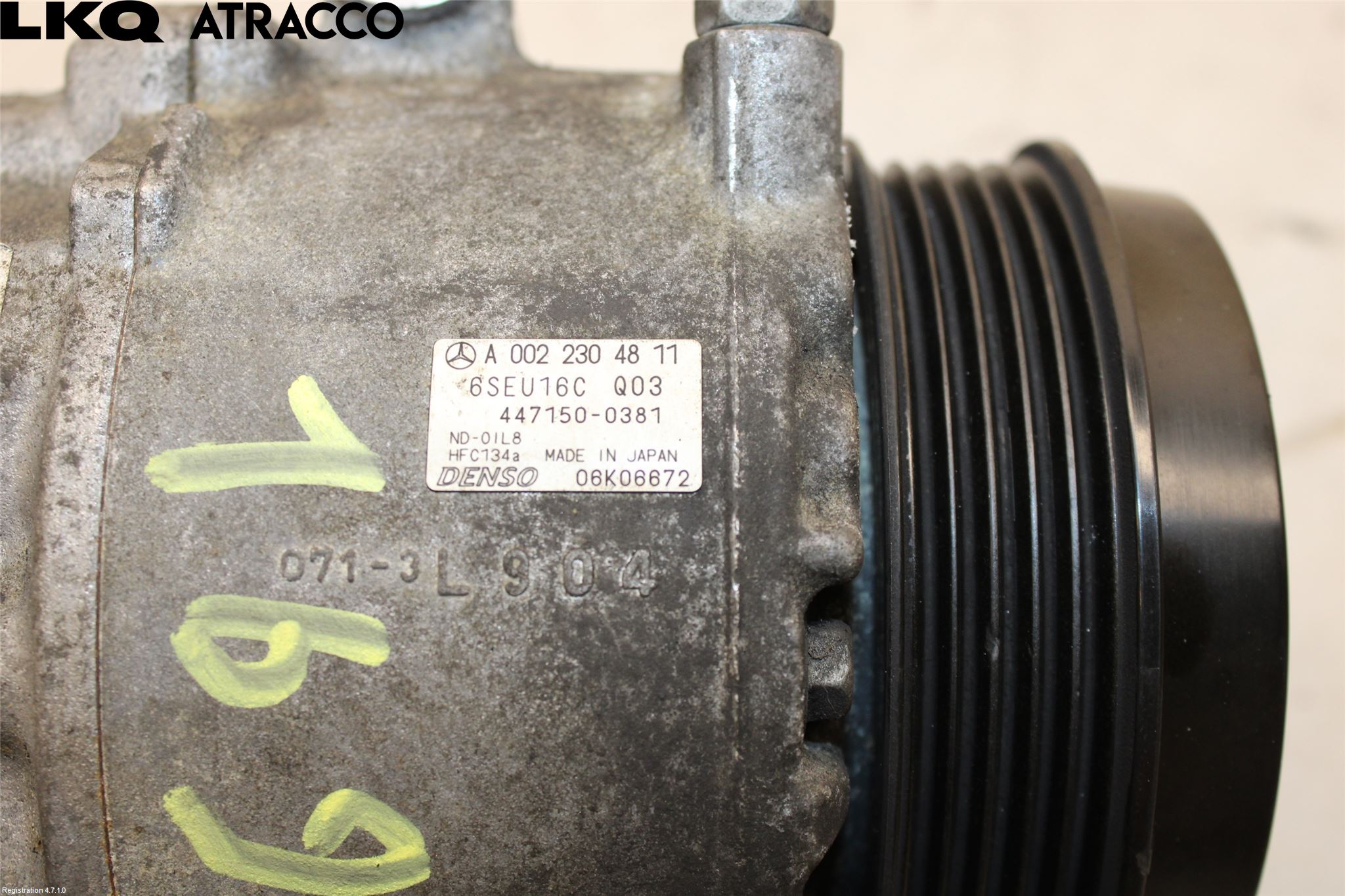 Mercedes-Benz MB B-KLASS (W245) 05-12 Varme Ac Kompressor