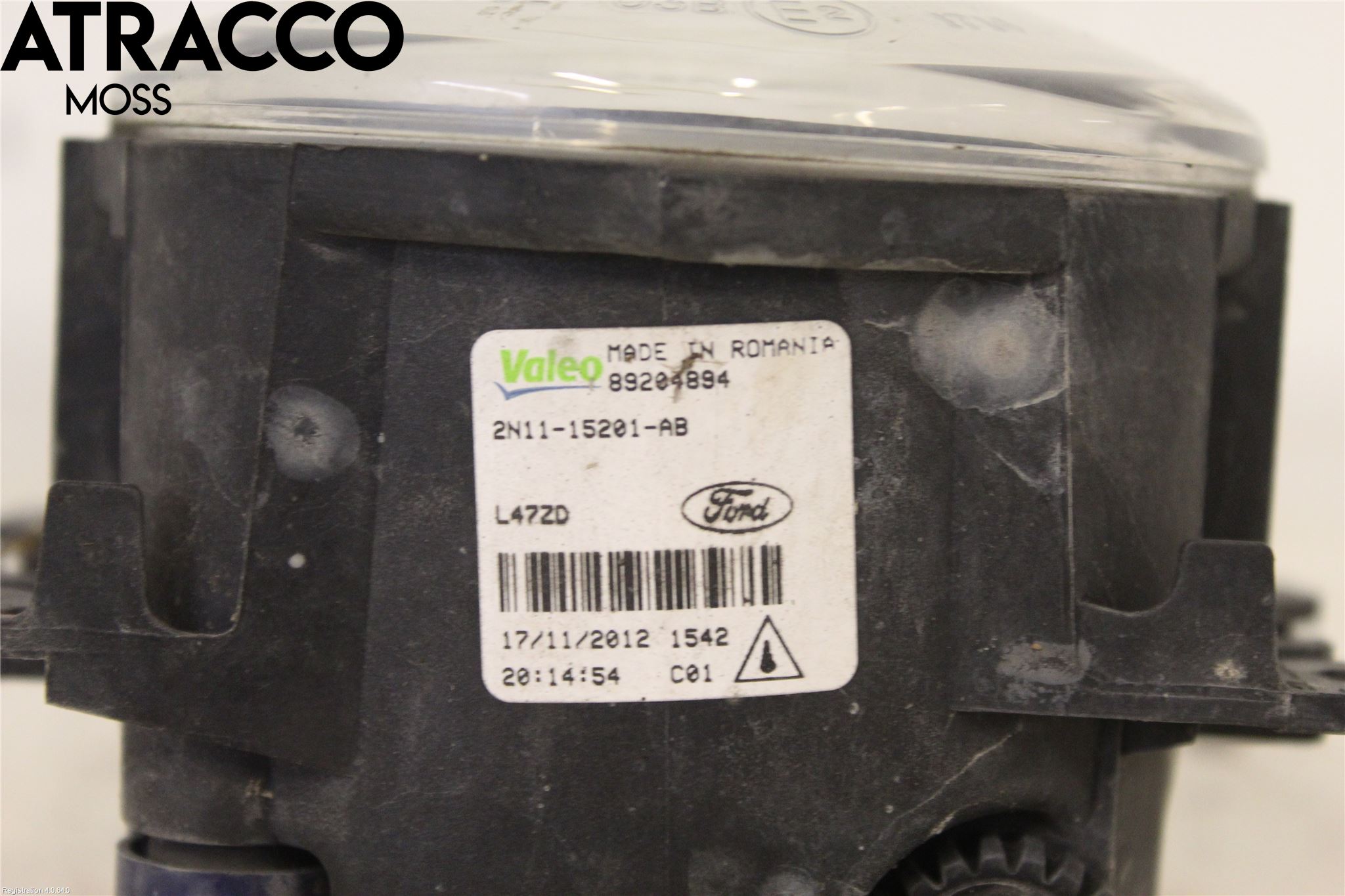 Ford FIESTA 13-17 Frontlykt-Kurve-Tåkelys