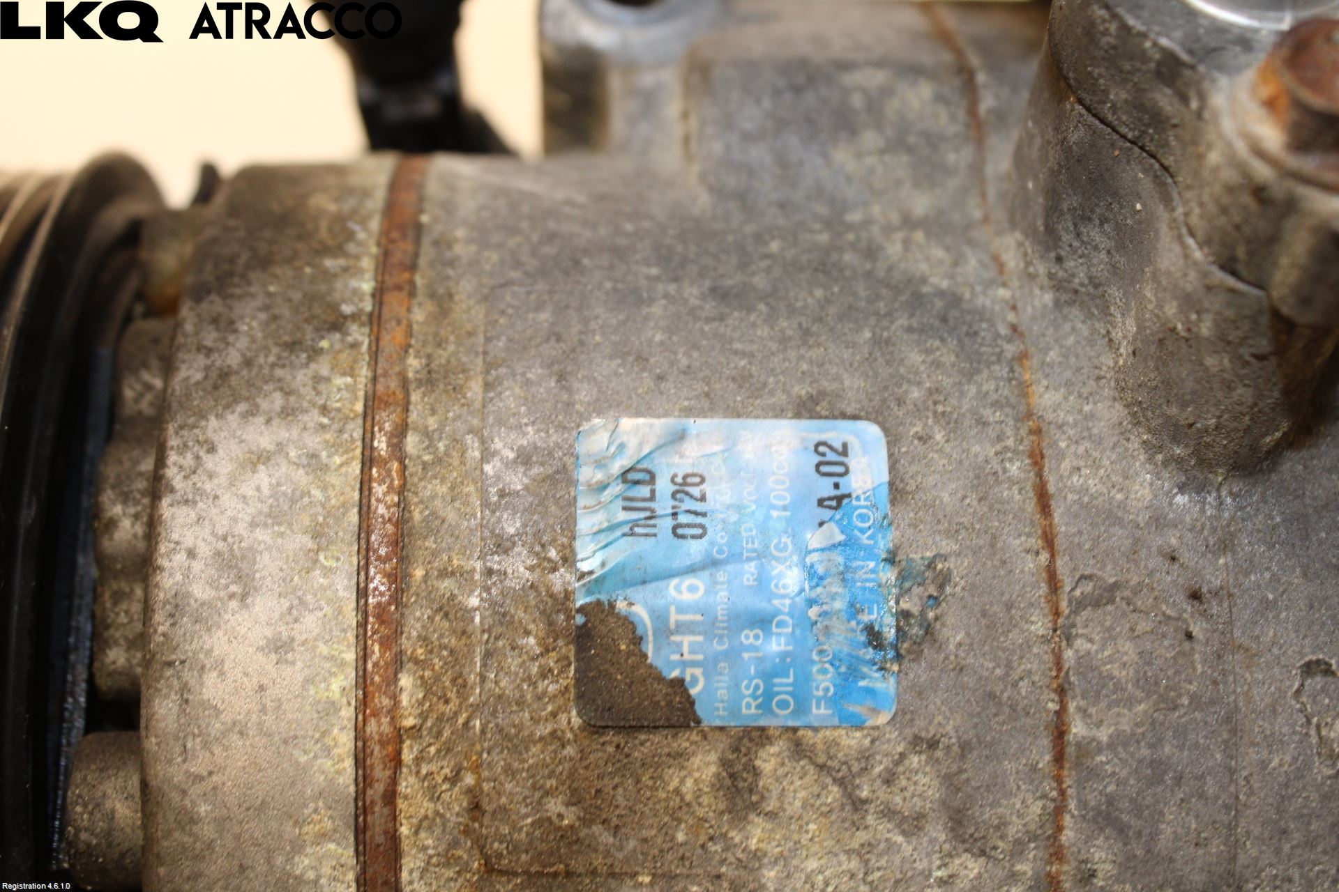 Mazda 6 13- Varme Ac Kompressor