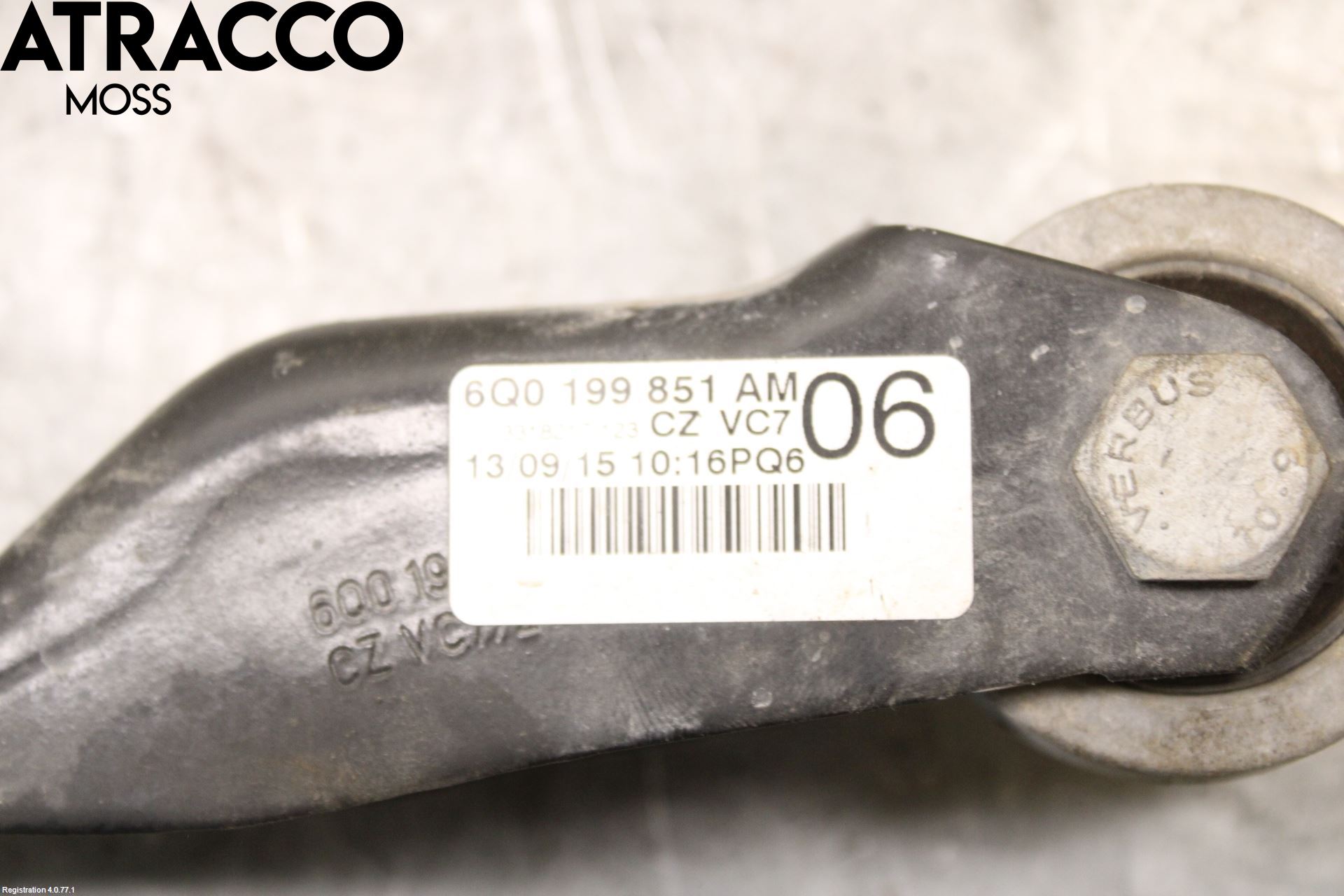 Skoda RAPID Motor Feste Stål-Alu